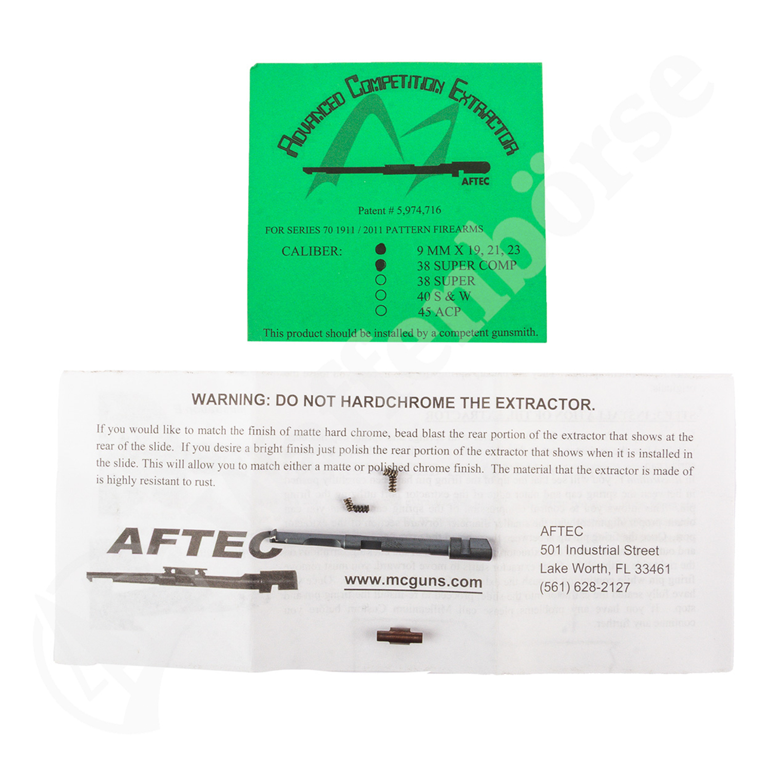 Aftec Auszieher .38Super/9mm para