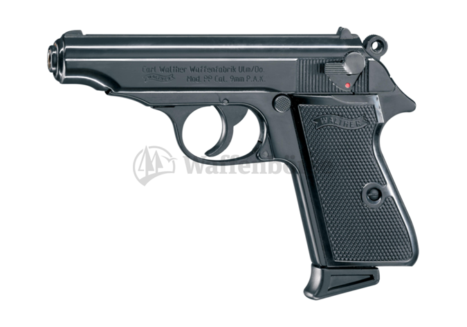 WALTHER  Alarm - Platz Pistole PP  9mm P.A. K