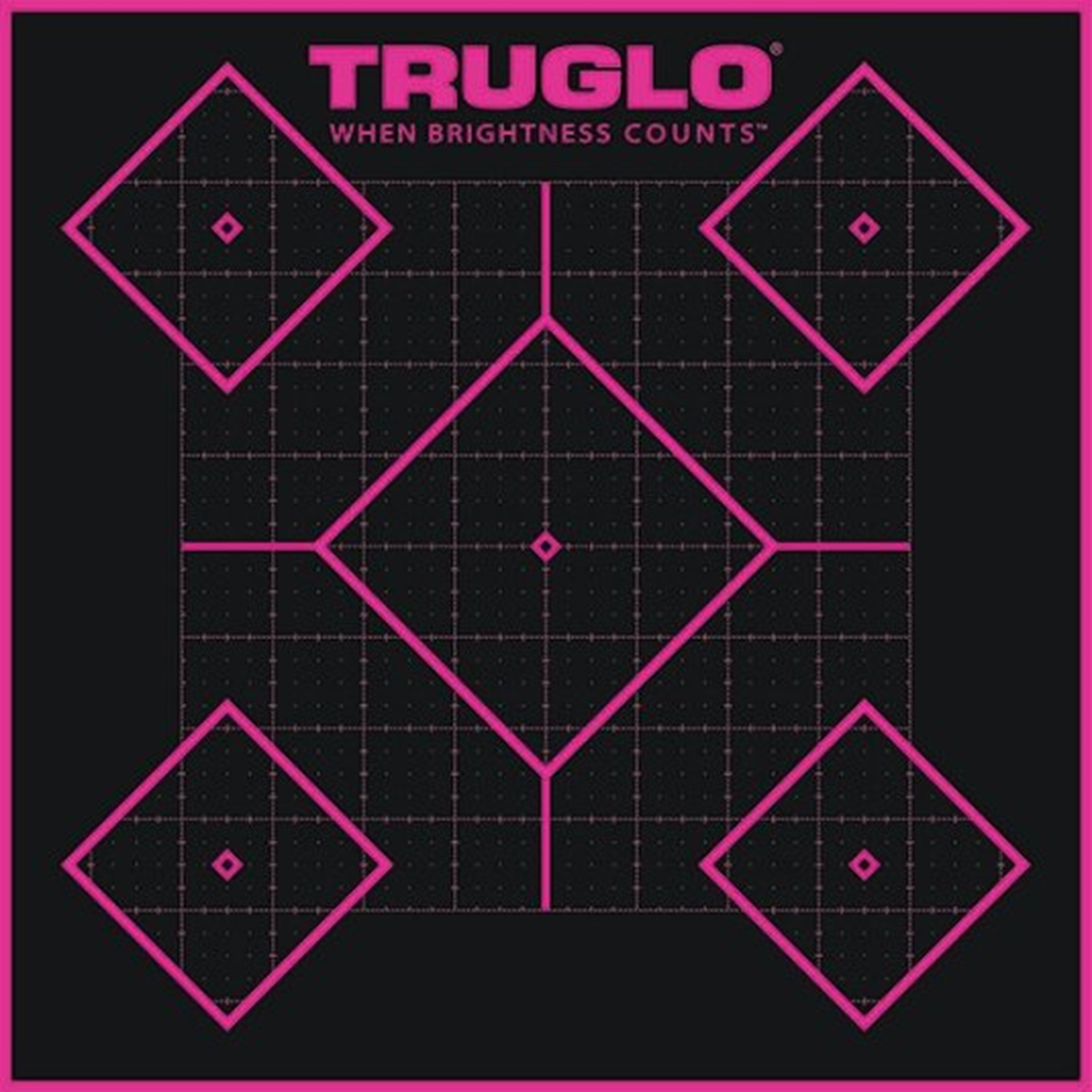 TRUGLO Scheiben  5-Diamond, fluoreszierend