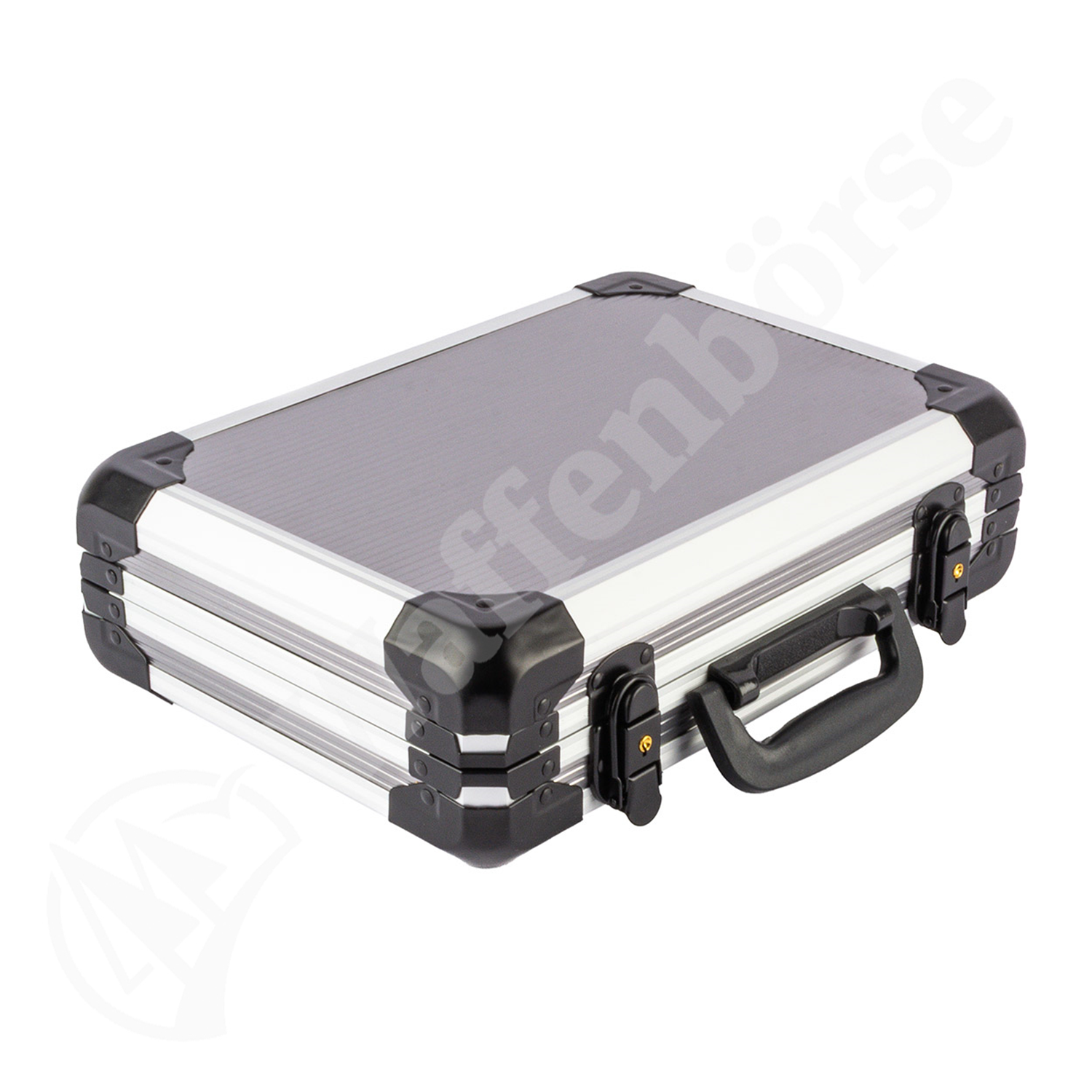 210 Alu-Koffer Schaumstoffeinlage 33x23x9 schwarz