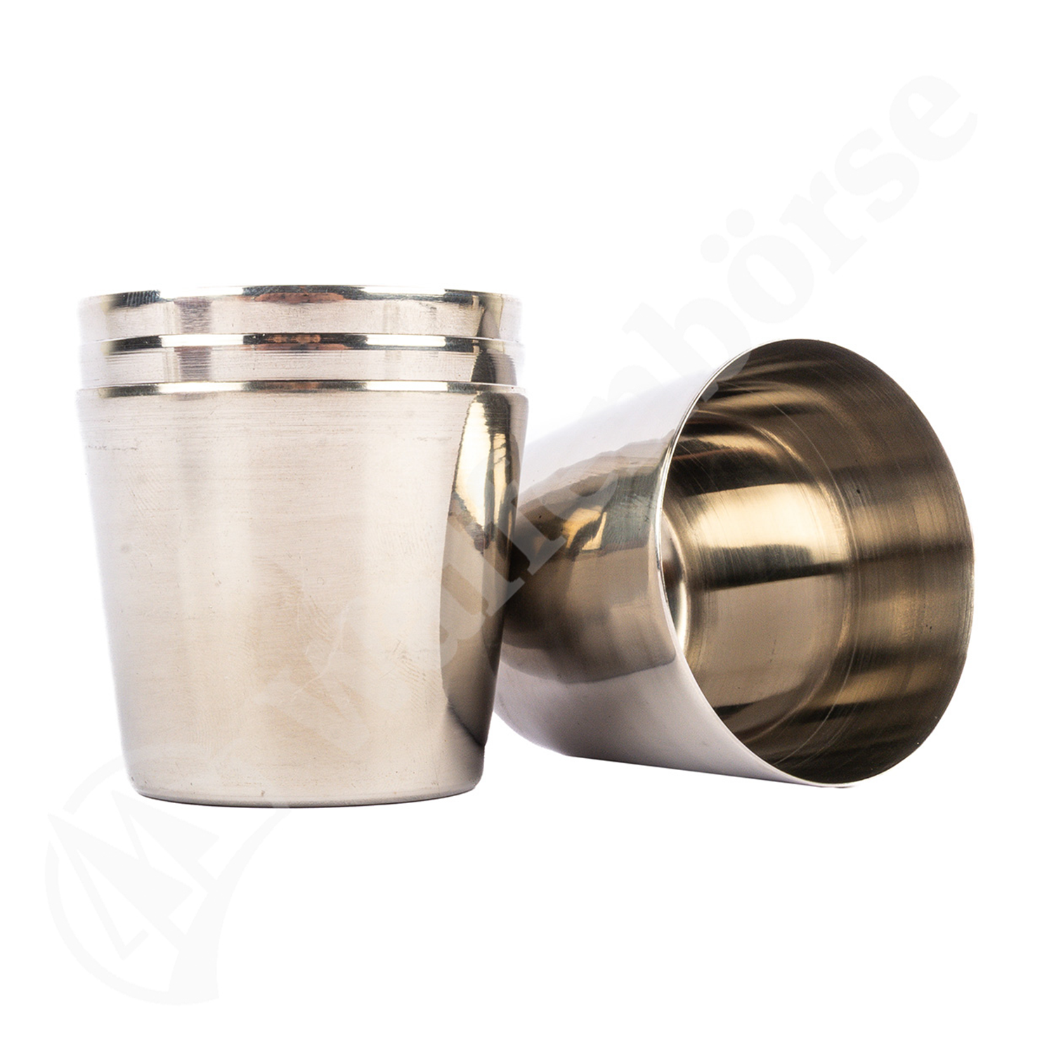 4 Weinbecher im Leder Etui