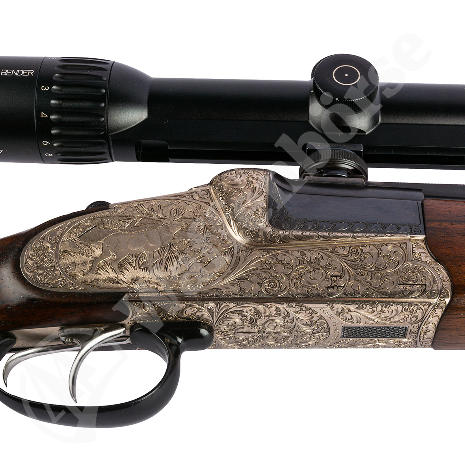 Krieghoff BDB links mit 2 Wechselläufe BDF .300 Winch Mag + 12-70