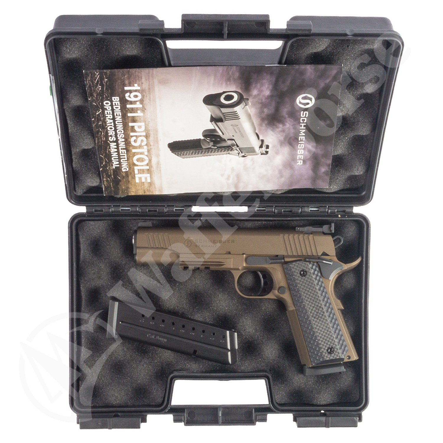 Schmeisser 1911 Hugo Bronce 9mm para