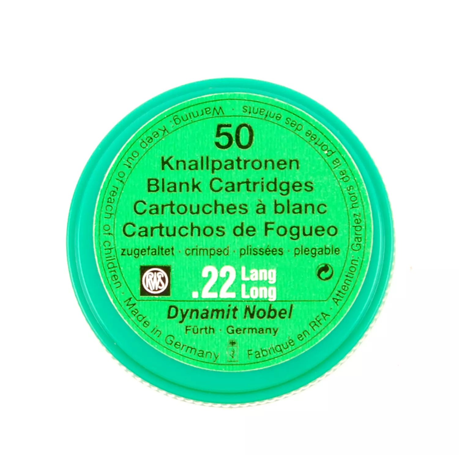 Geco .22Lang Knallpatronen