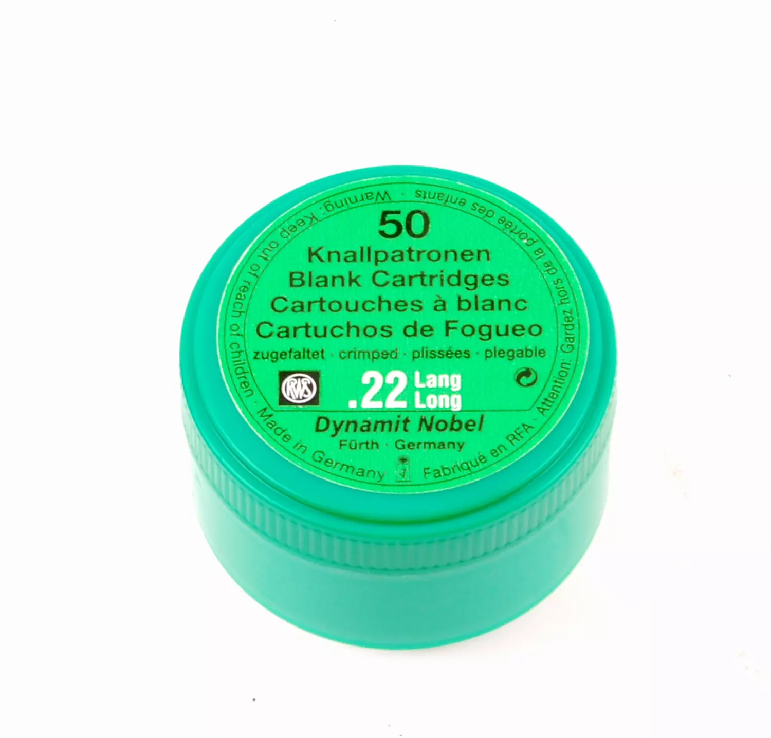 Geco .22Lang Knallpatronen