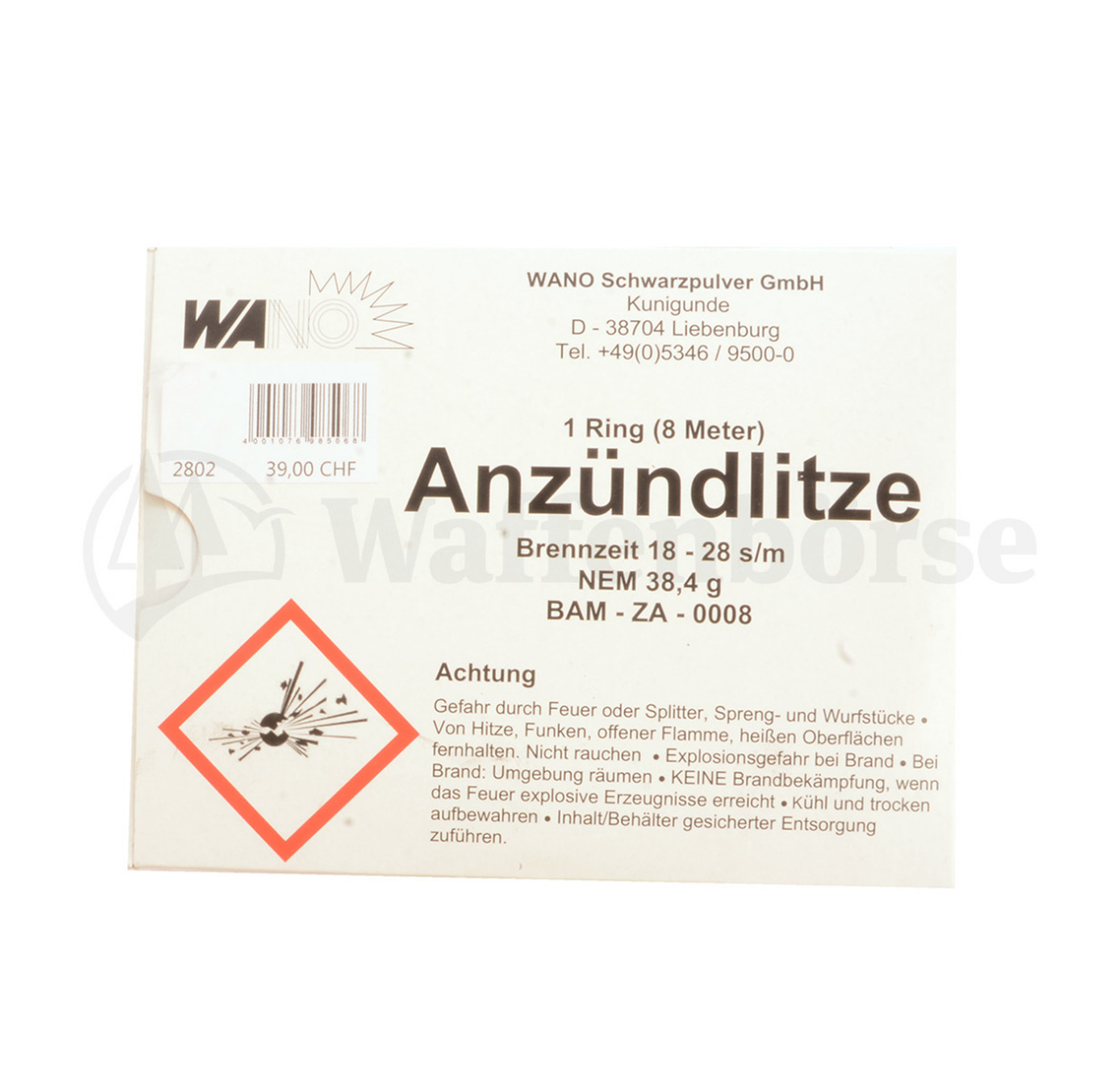 RIVA Anzündlitze Zündschnur