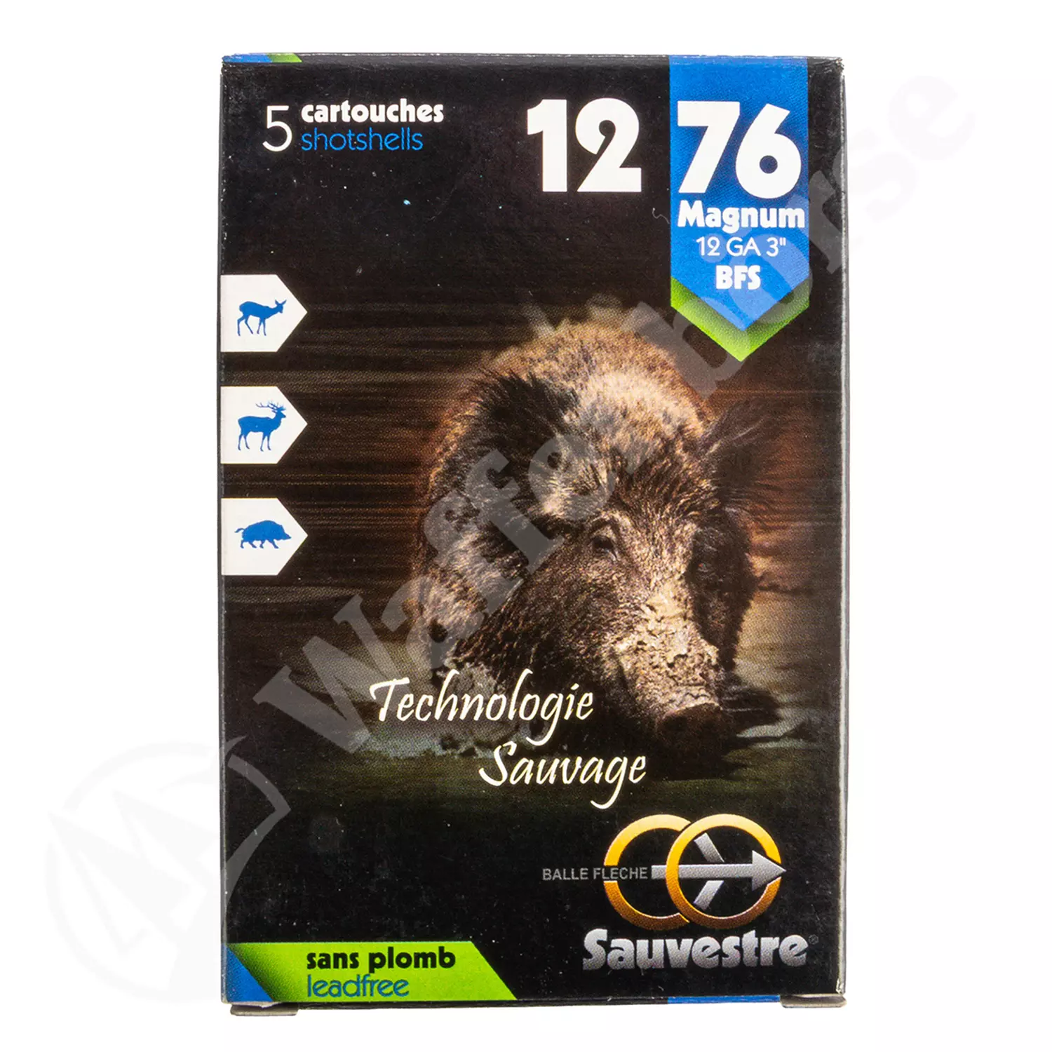 Sauvestre 12/76 Sabot Hartkern-Pfeilgeschoss bleifrei