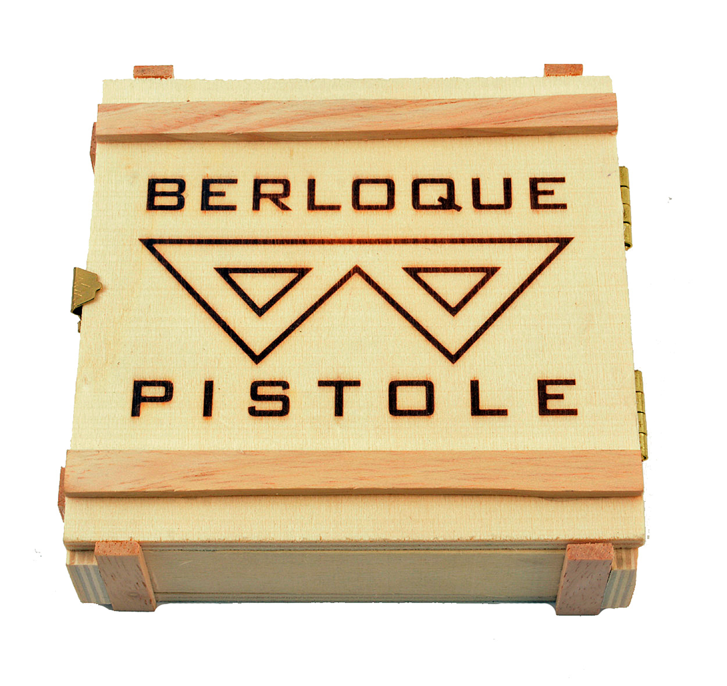 BERLOQUE Pistole silber Stiftzünder und 9mm Leucht