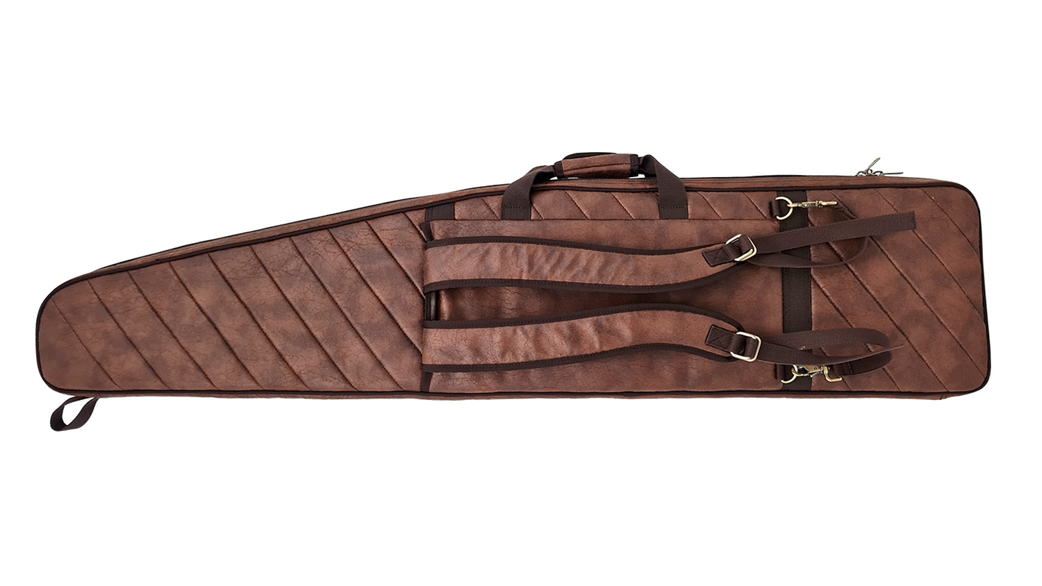 AKAH  Gewehrfutteral Nubuk-Leder Rucksack-Riemen  130cm