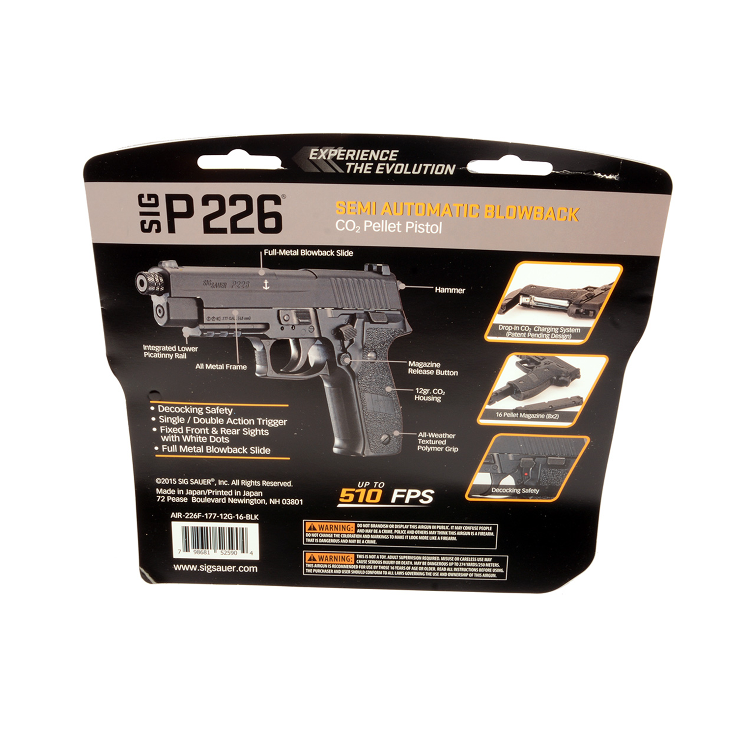 SIG Sauer P 226 Airgun CO2 4,5mm
