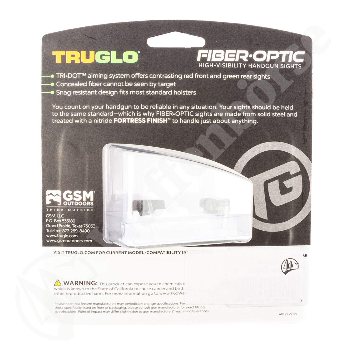 Truglo Fiber optic für SIG Sauer Kimme Grün Vn8, rot Korn 6