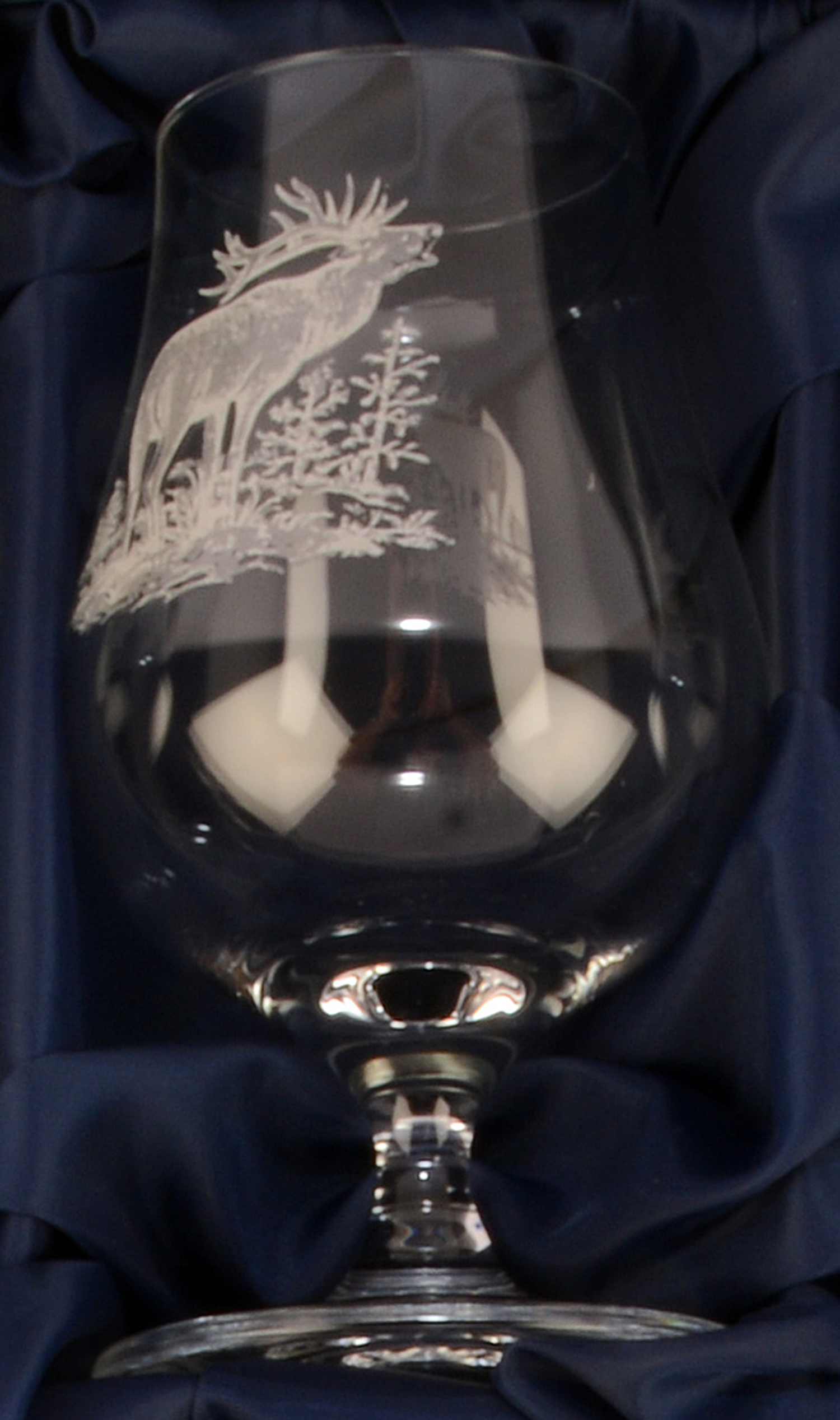 Obst-Brand-Gläser Set - 6 Stück mit Jagdmotiven