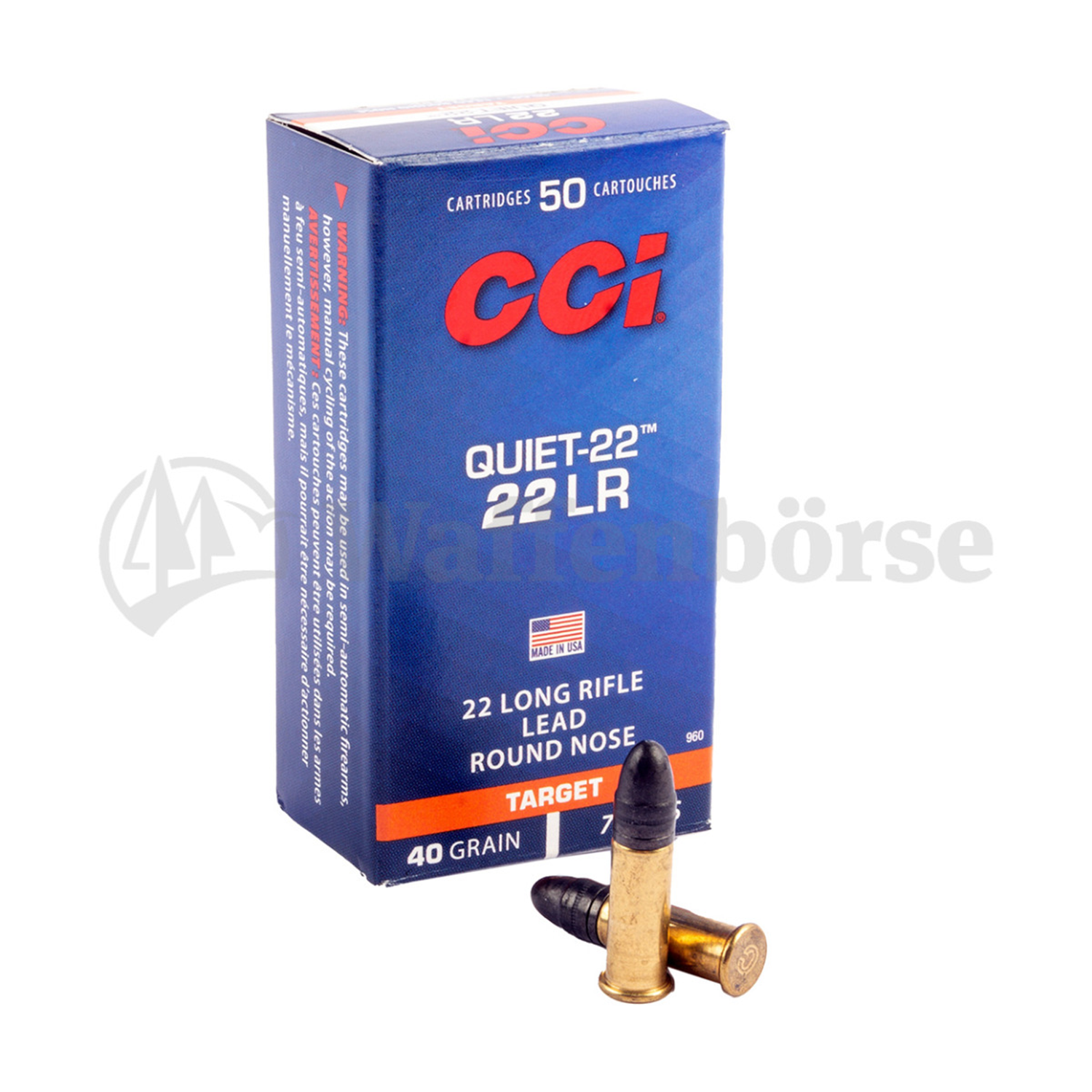 CCI  Quiet 22 subsonic  40grs .22 lr