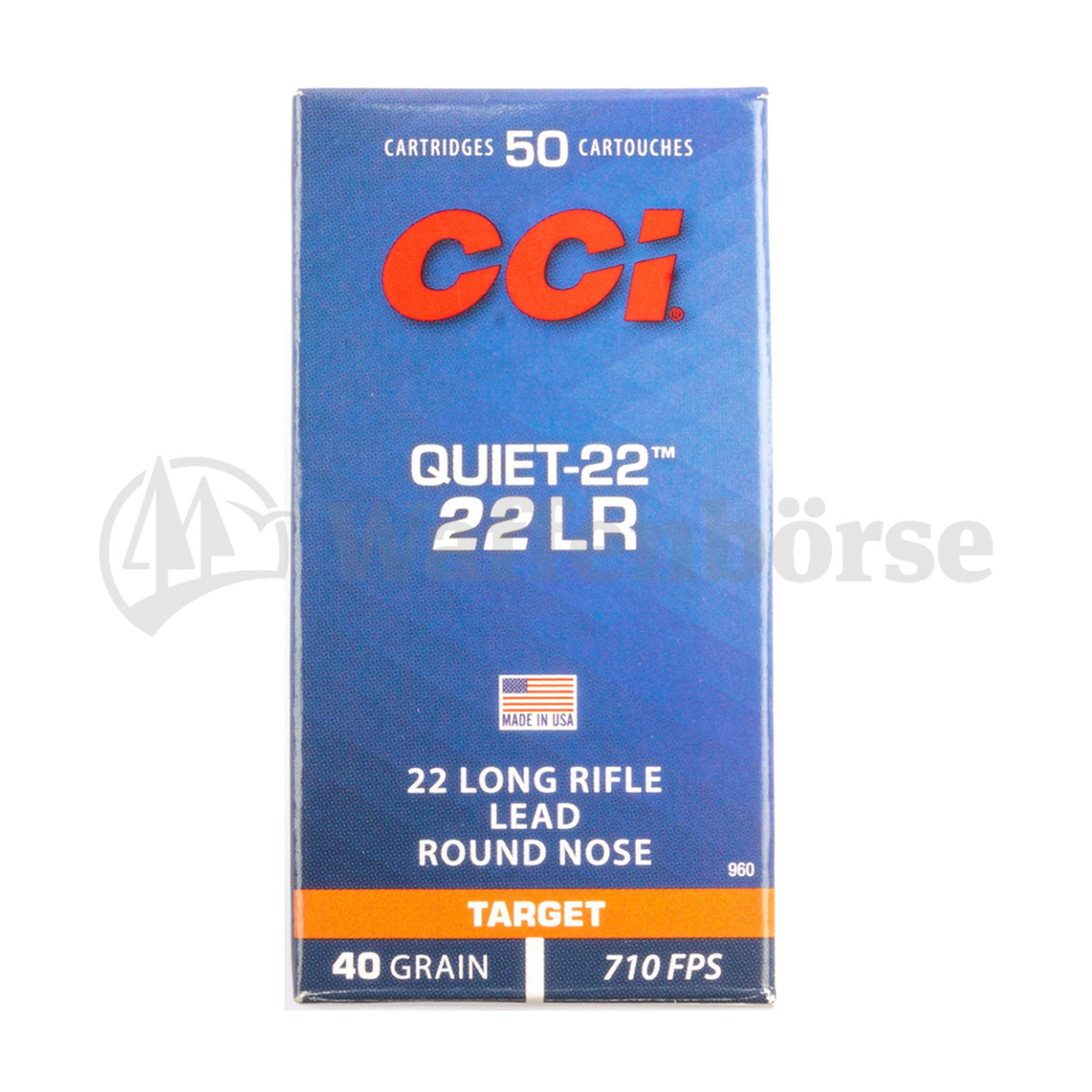 CCI  Quiet 22 subsonic  40grs .22 lr