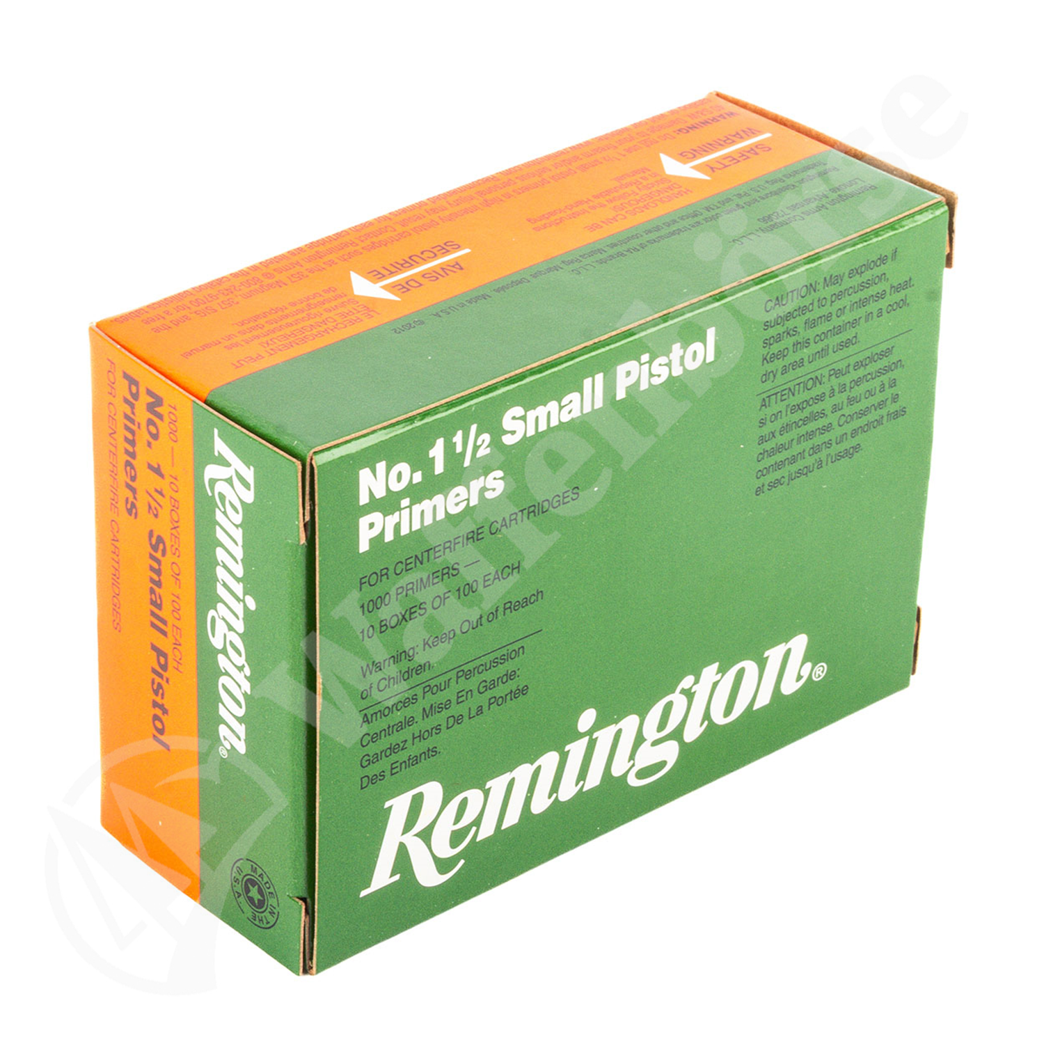 Remington Zündhütchen 1 1/2 small Pistol