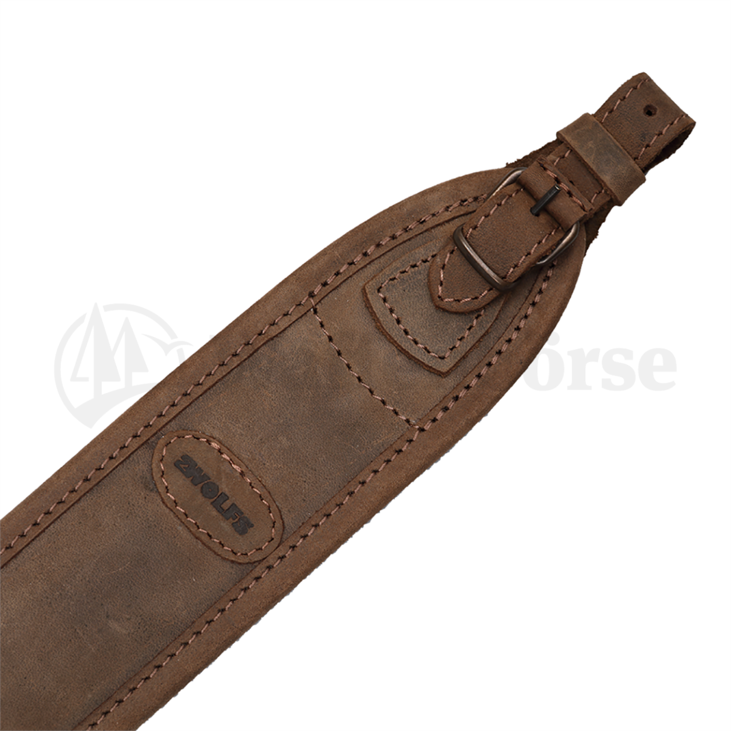 2Wolfs Leder  Neopren  Gewehrriemen