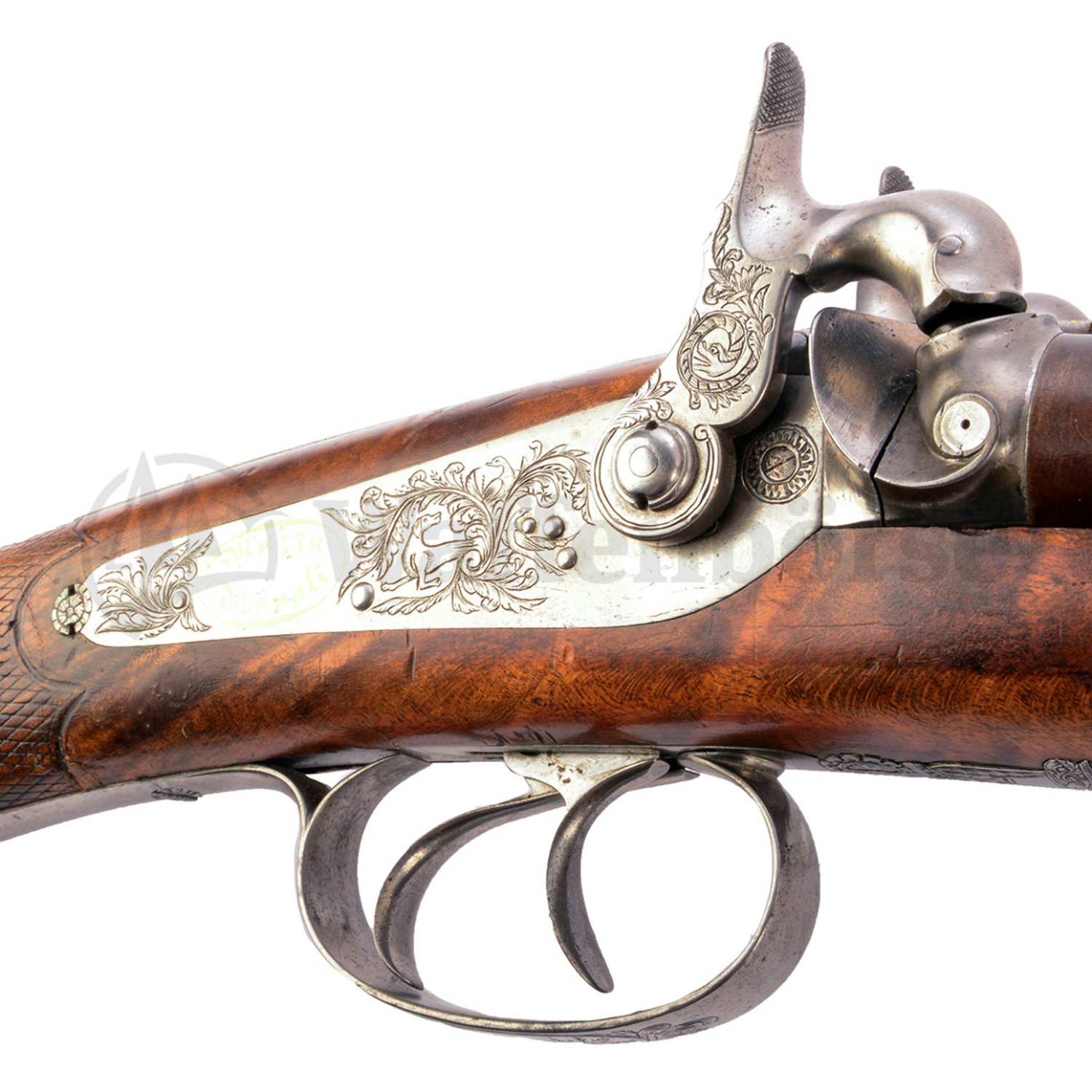 Mazza Napoli Perkussion Hahn - Doppelflinte 18mm