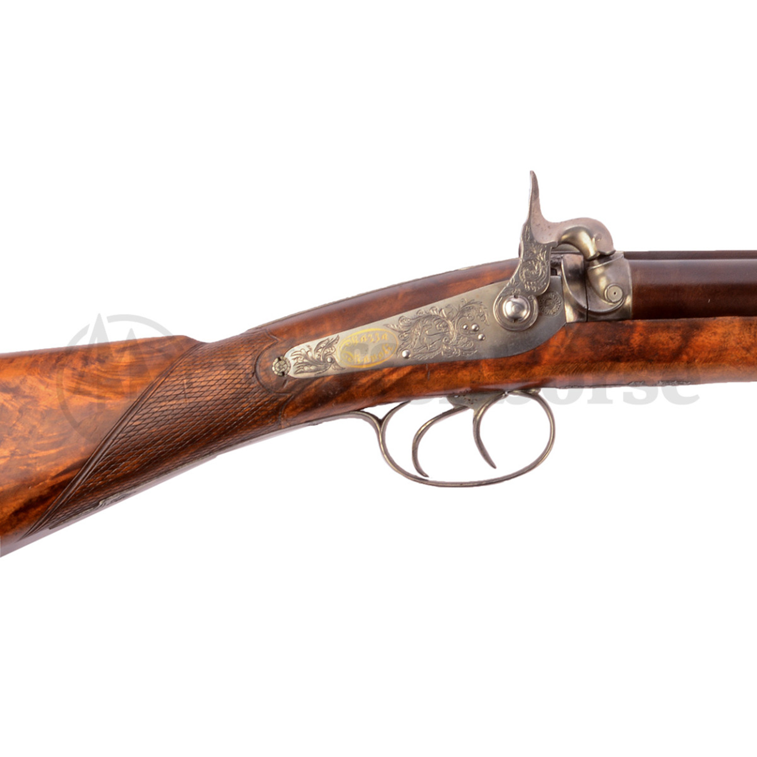 Mazza Napoli Perkussion Hahn - Doppelflinte 18mm