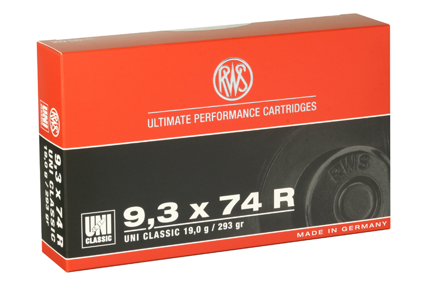  RWS 9,3 x 74R UNI Classic 19,0g Restposten