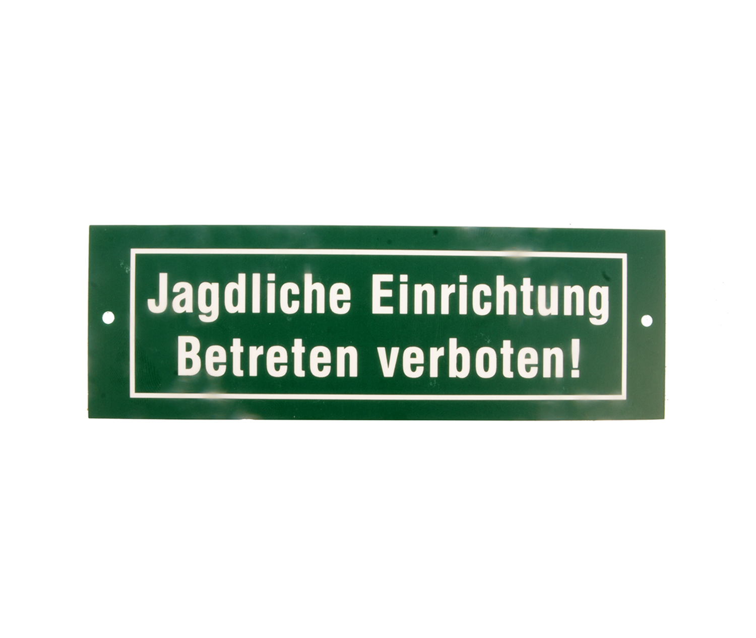 Jagdliche Einrichtung - Betreten verbotenA