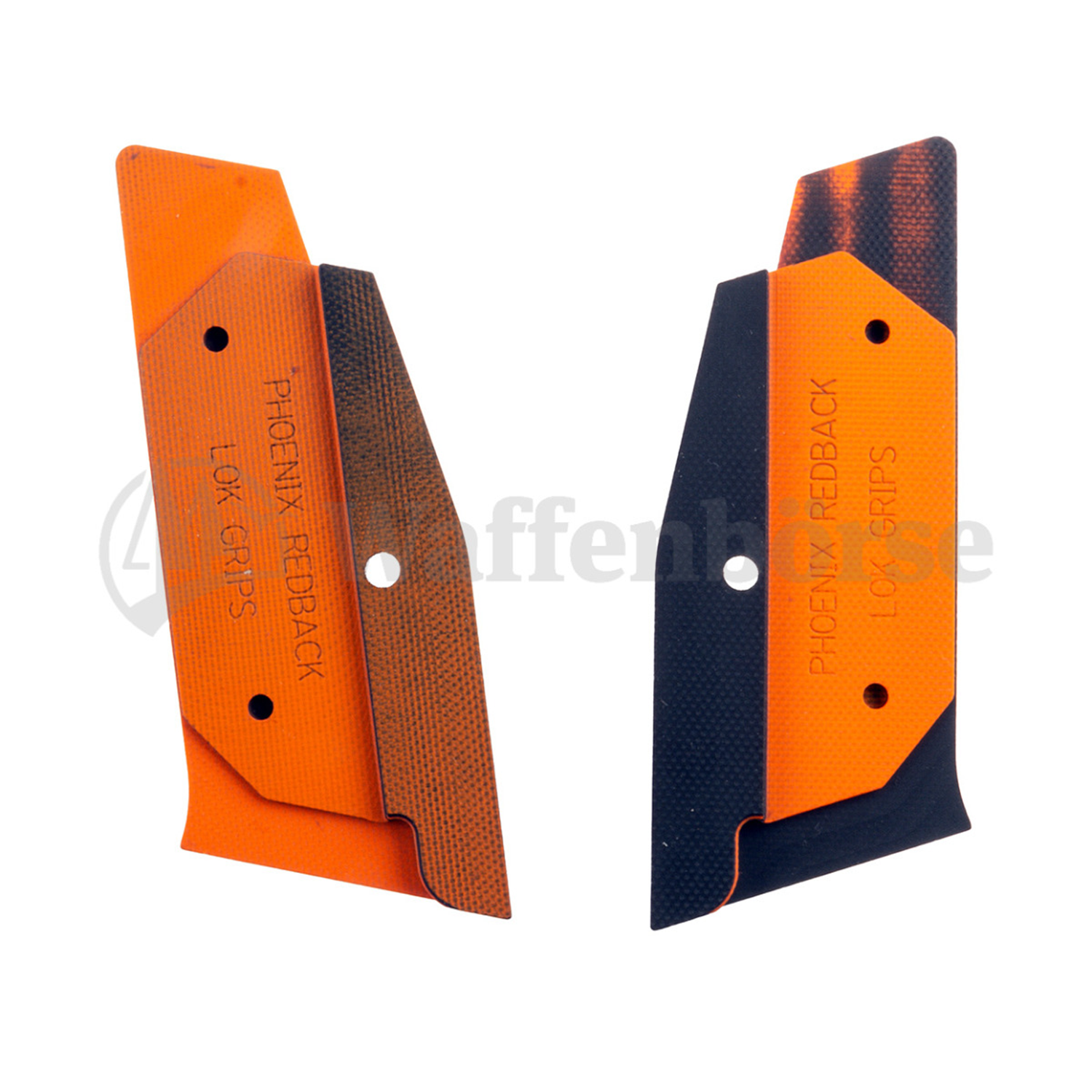 Phönix - Redback Griffschalen  G10 Orange