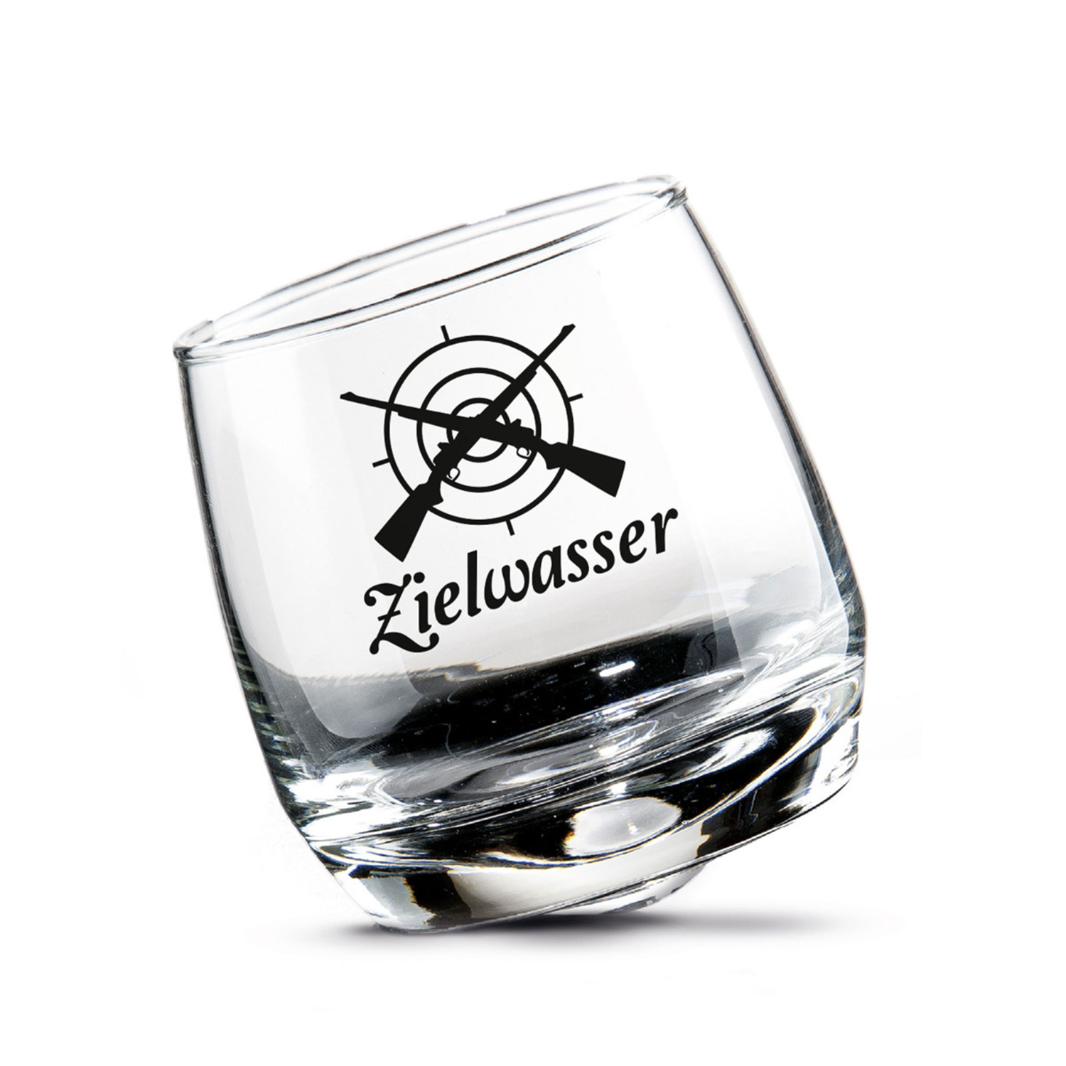 Geschenkset Wackelglas Zielwasser 27cl 2er Set