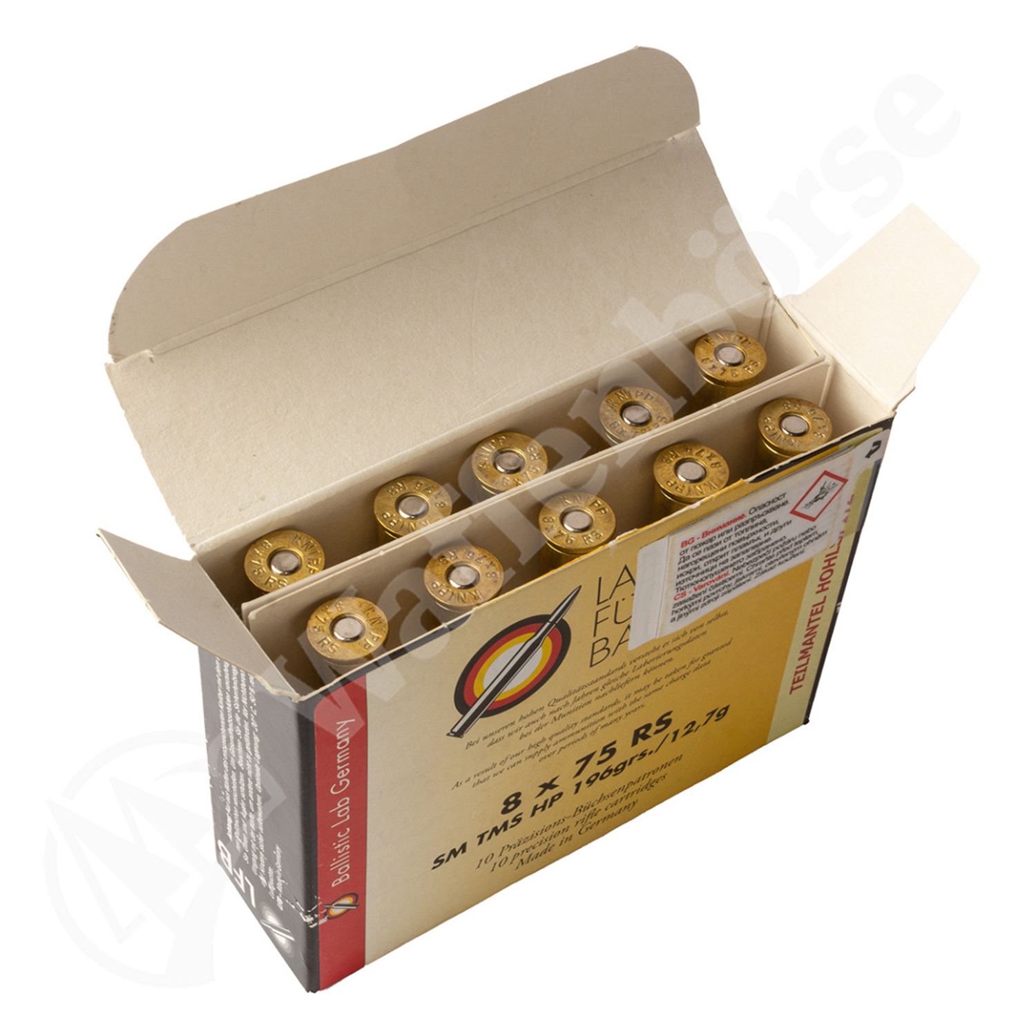 Ballistic Lab Germany  LFB 8x75 RS SM TMS HP 196gr/12,7g