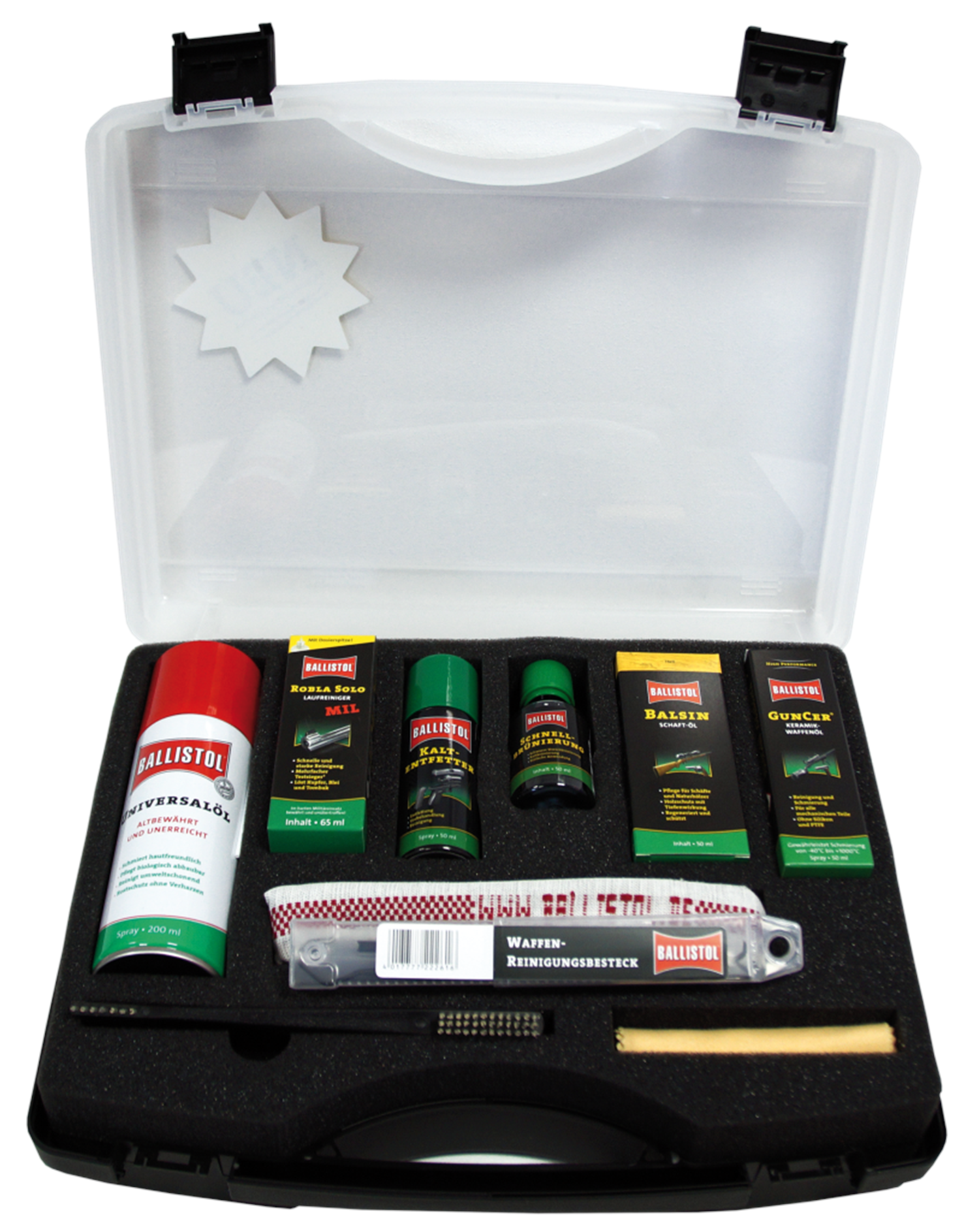 BALLISTOL Waffenpflegeset 12 teilig