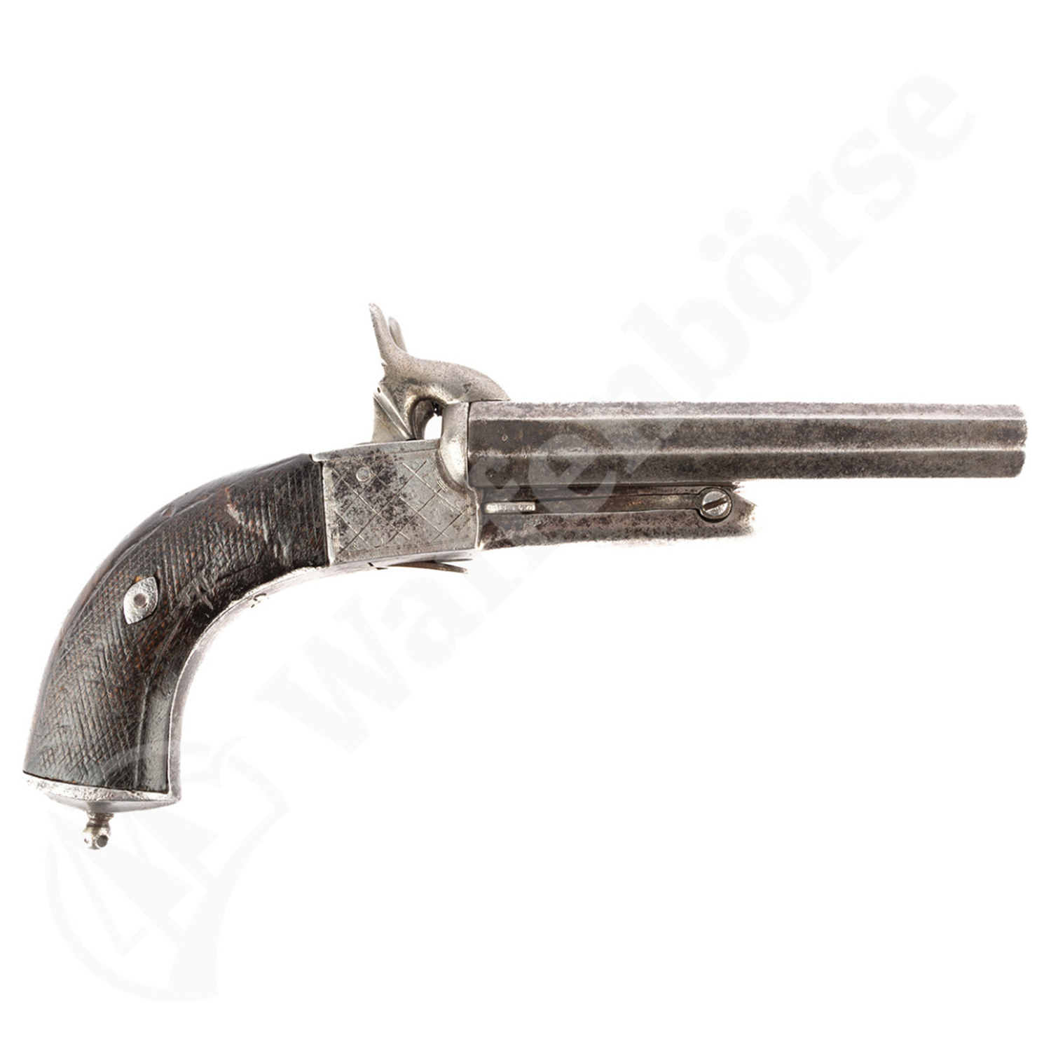 Belg  LE FAUCHEUX / Stiftzünder Pistole 14mm glatt Antik