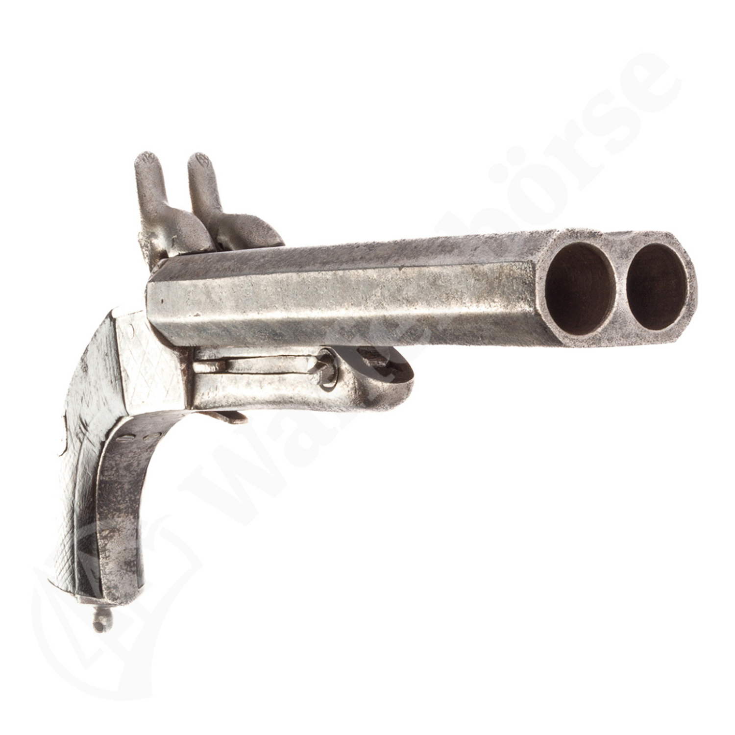 Belg  LE FAUCHEUX / Stiftzünder Pistole 14mm glatt Antik