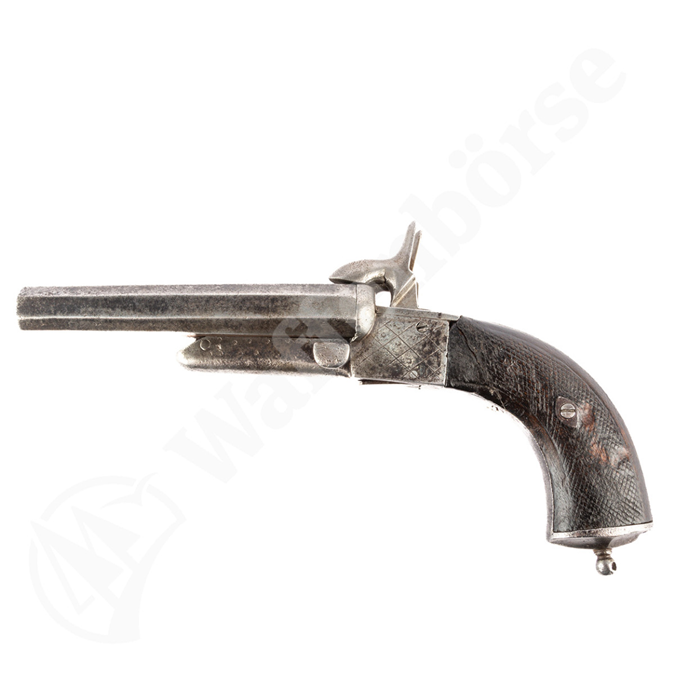 Belg  LE FAUCHEUX / Stiftzünder Pistole 14mm glatt Antik