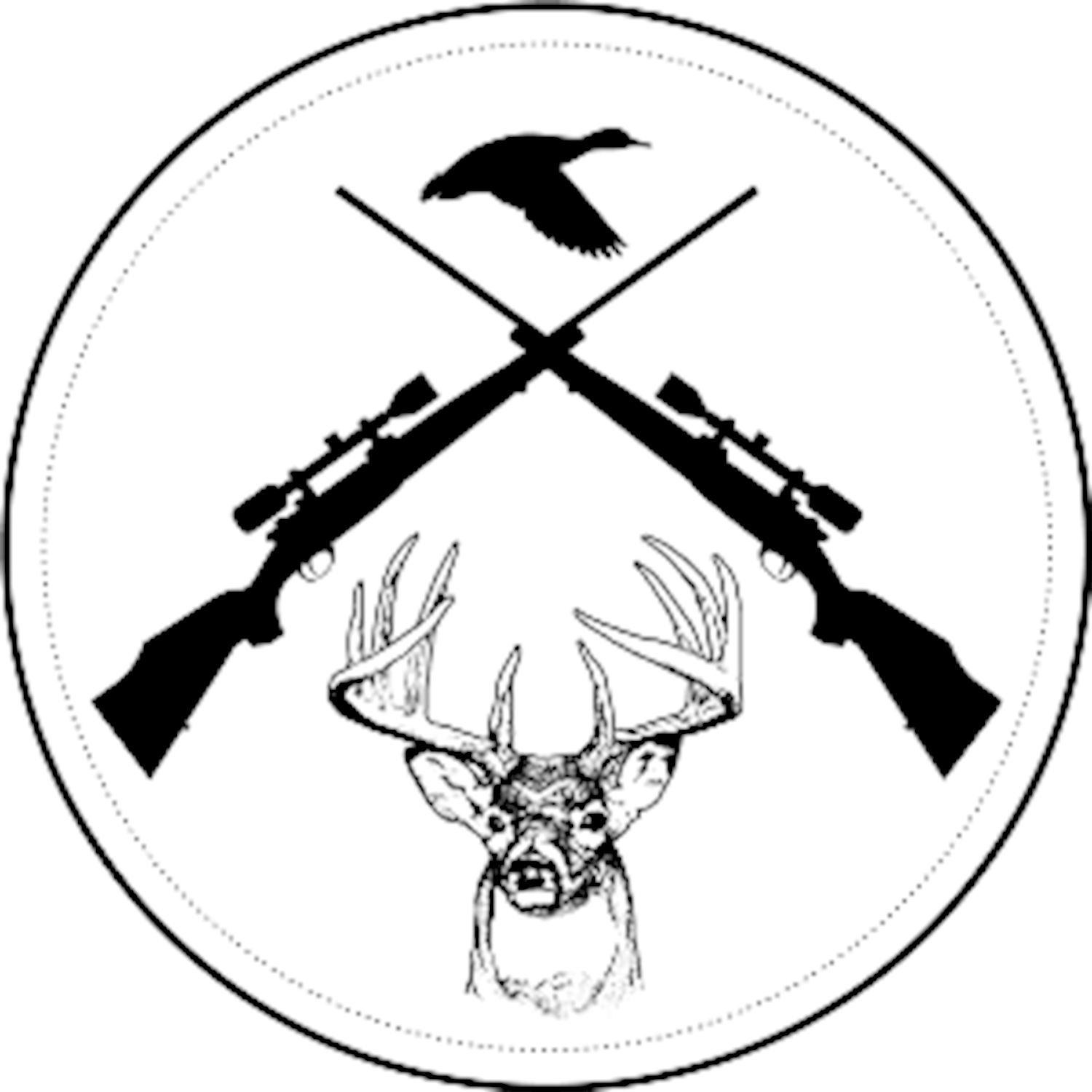 Flachmann mit Ente/Hirsch 6 oz