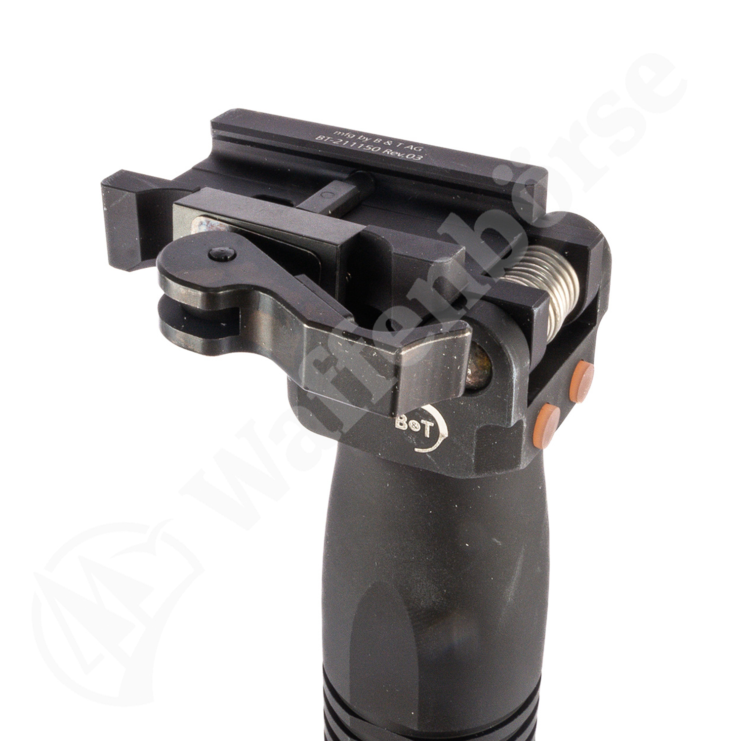 B&T Klappbarer Vordergriff, integriertem Zweibein BLK