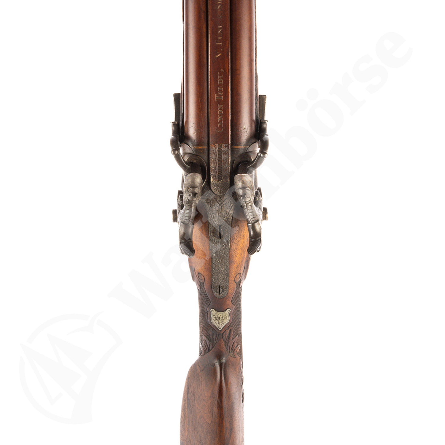 Suhl Hahn Doppelflinte Funk & Söhne Suhl 17mm