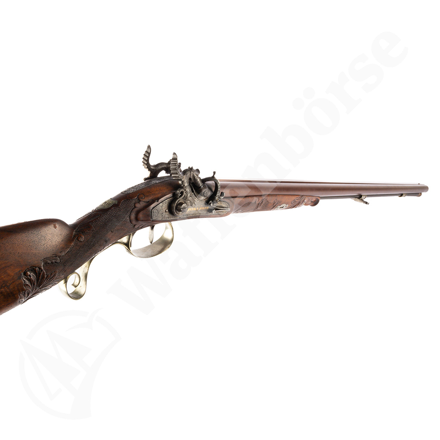 Suhl Hahn Doppelflinte Funk & Söhne Suhl 17mm