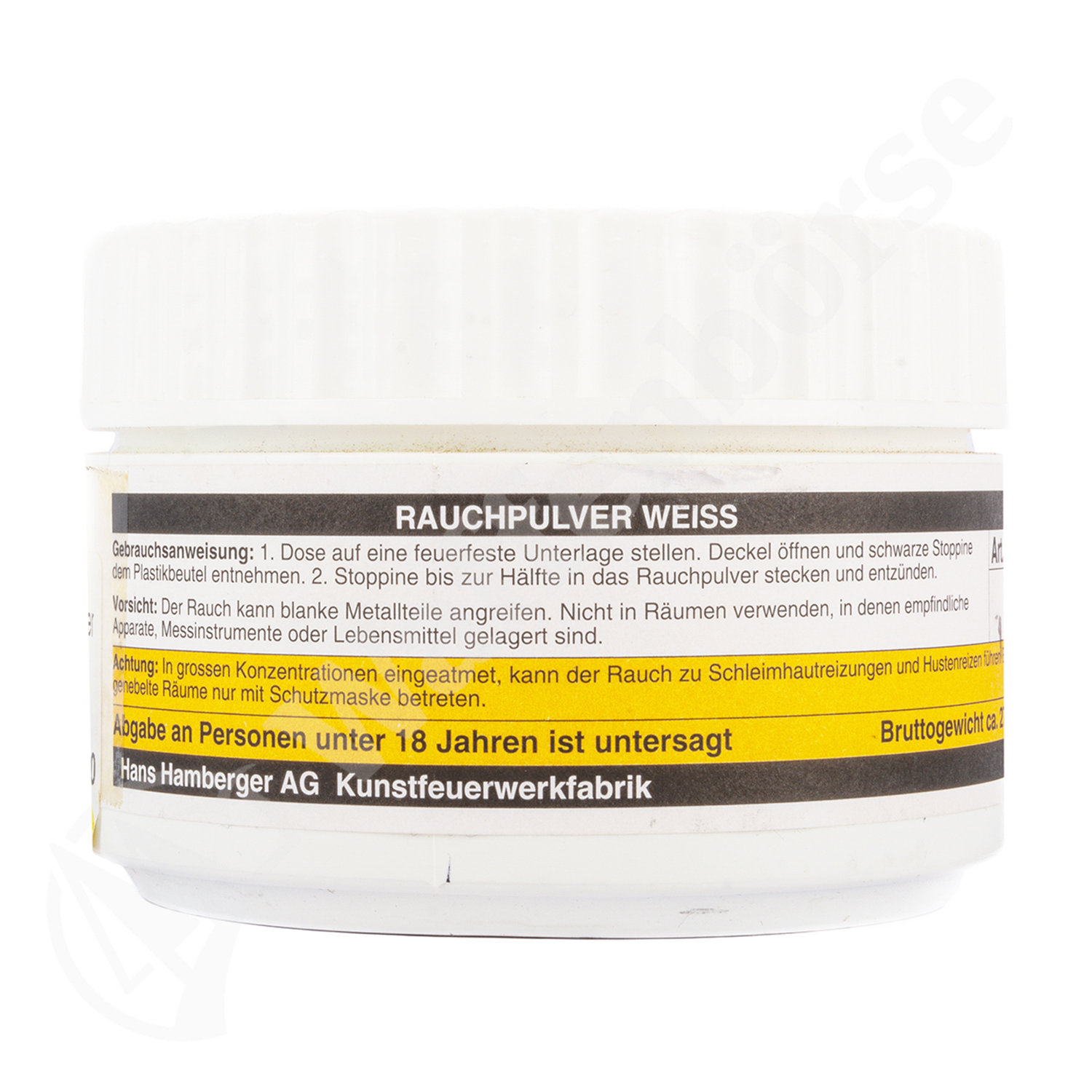 Schweizer Rauchpulver weiss 275 gr