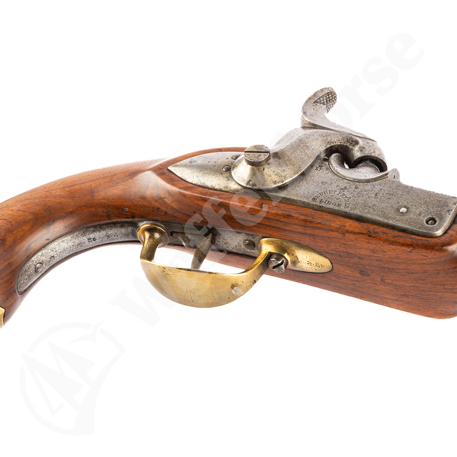 CH-Ord.Kavallarie Pistole 1842 Freiburg Perkussions .17,5mm