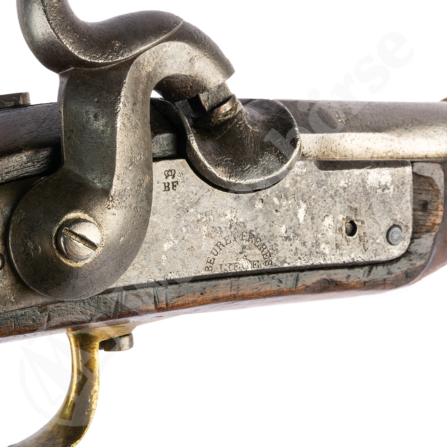 Beuret Freres 1842 Perkussions Pistole 17.5mm