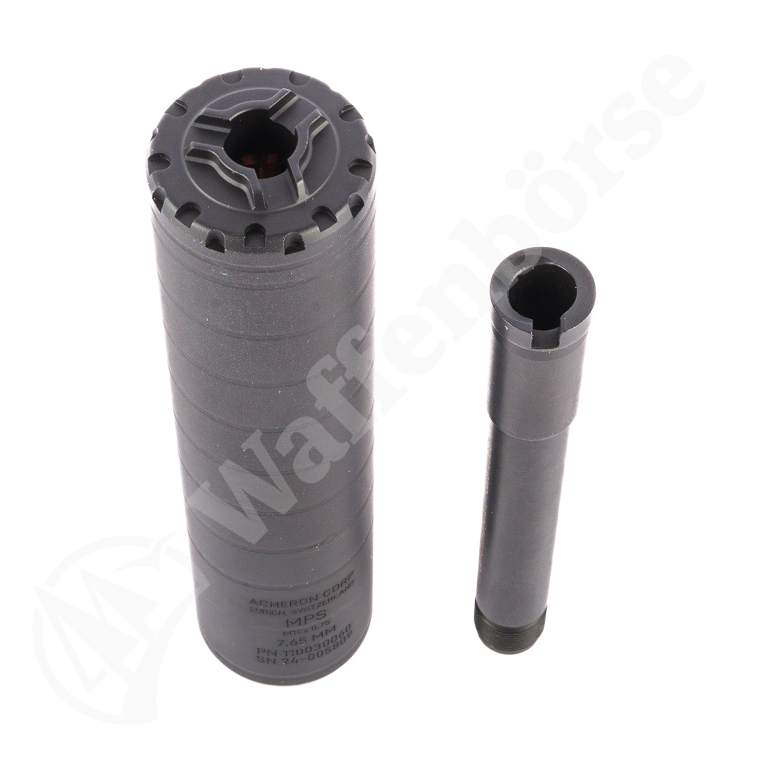 Acheron Corp Set Gewindelauf + Schalldämpfer zu Walther PPK 7.65mm