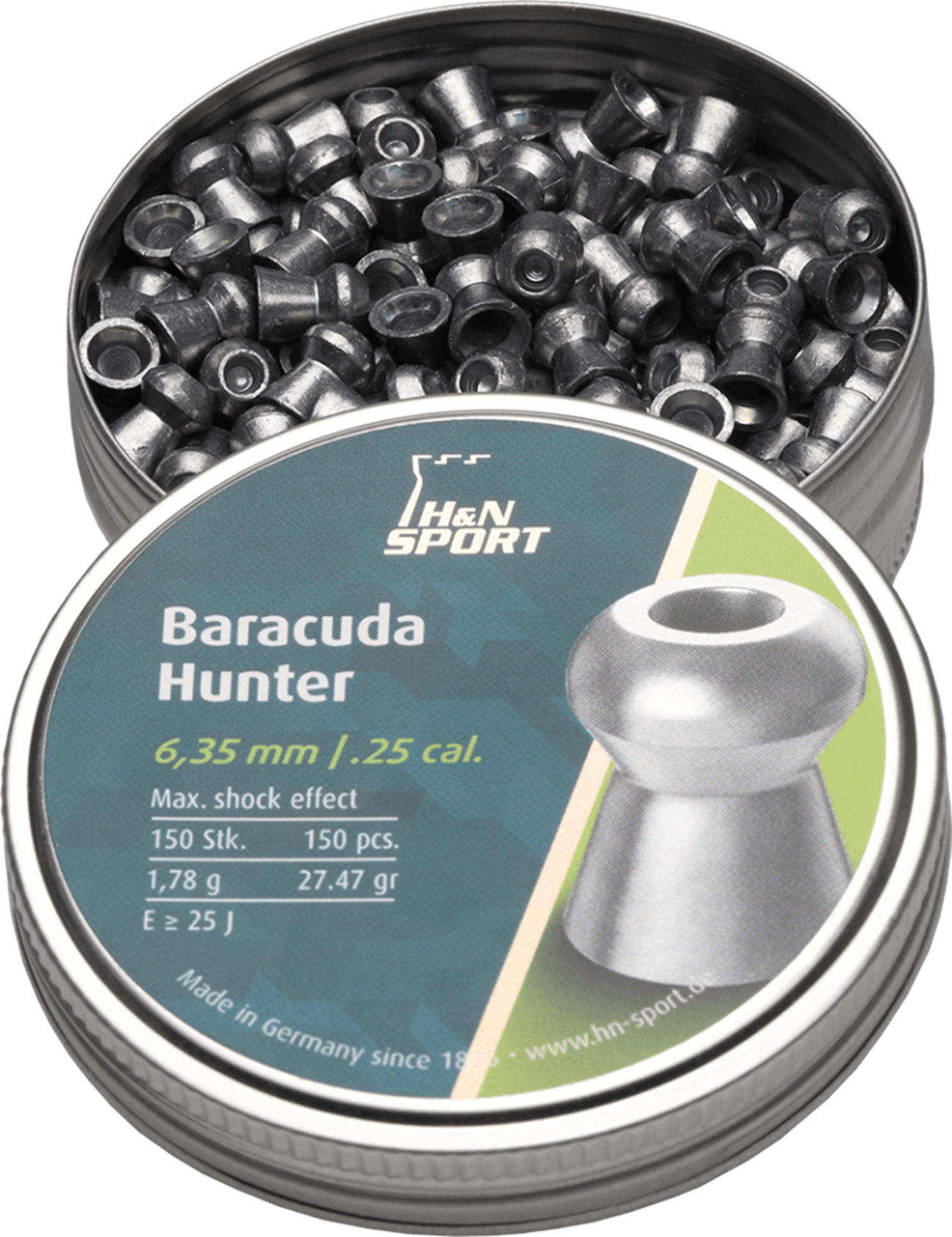 H&N 6.35mm Baracuda Hunter - Diabolo 6,35mm