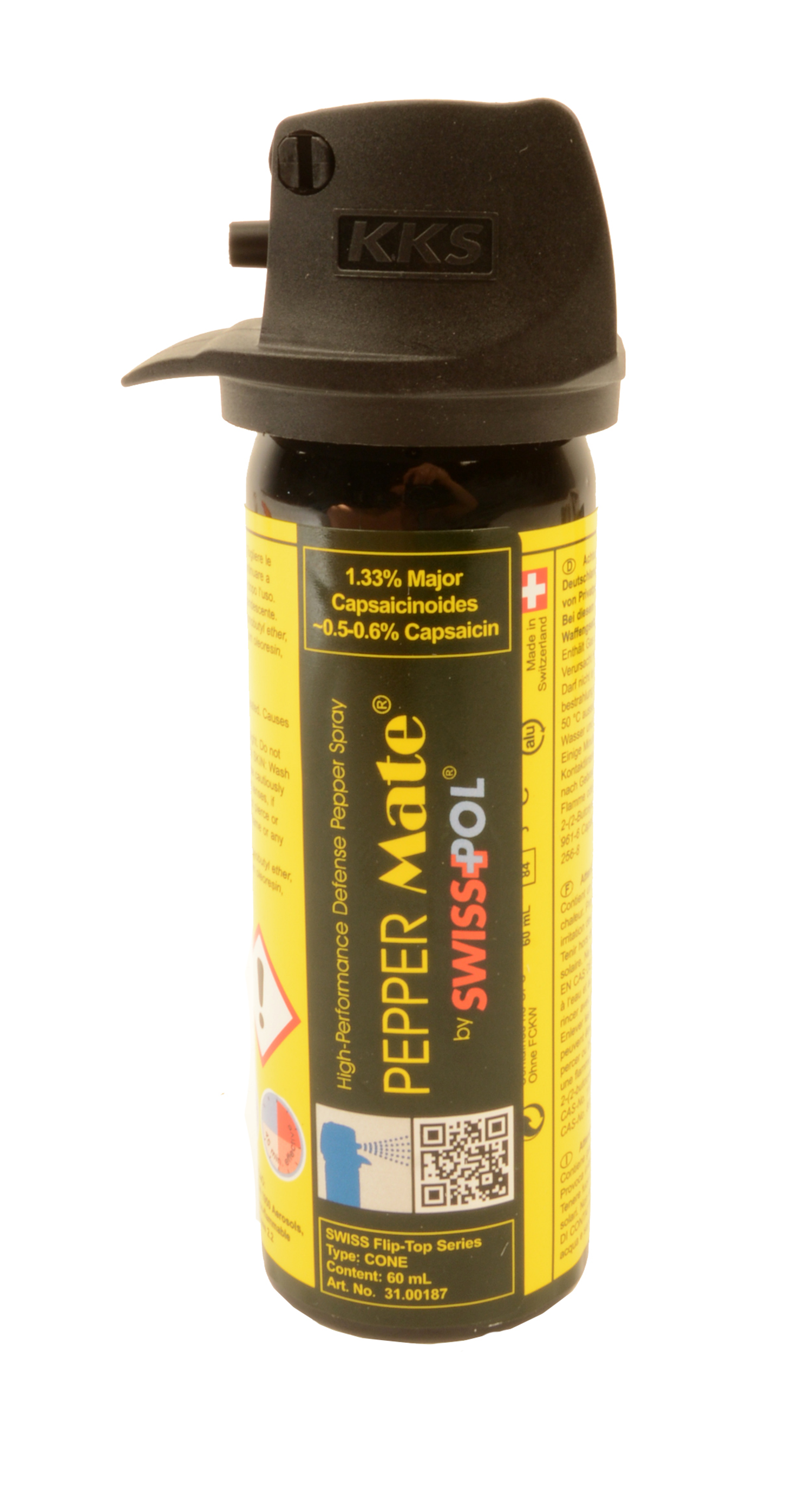 Pefferspray Pepper Mate Konisch Gross 60ml Ablaufdatum 2027