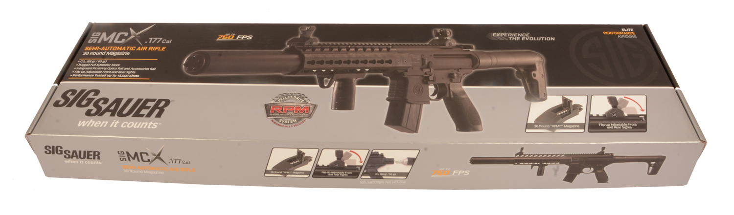 SIG SAUER AIRGUN  MCX Black CO2 4,5mm Diabolo