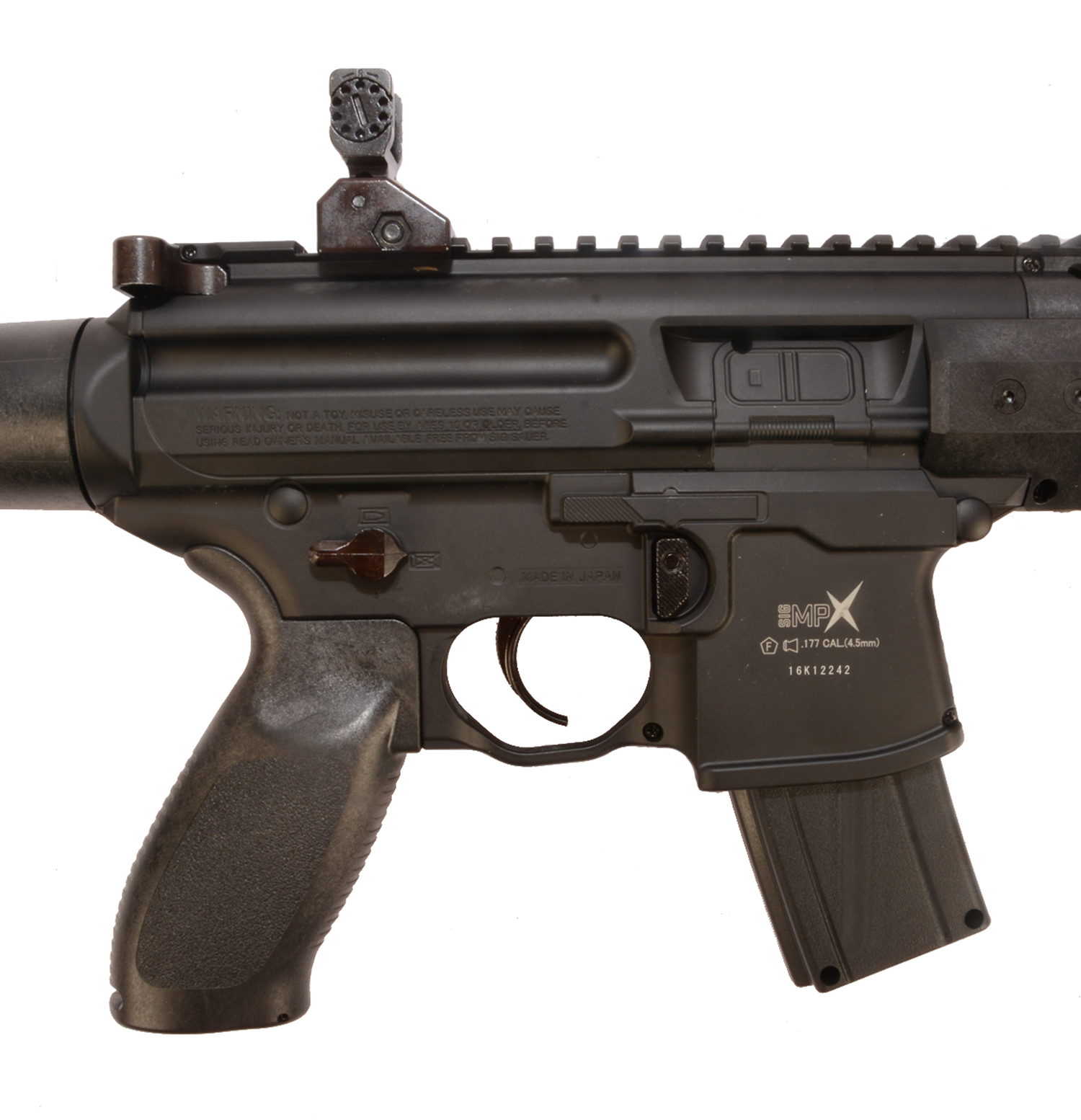 SIG SAUER AIRGUN  MPX- Black CO2 4,5mm Diabolo
