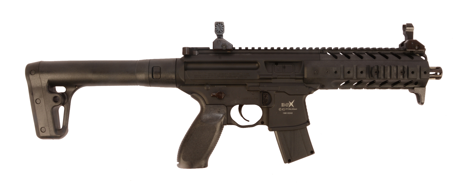 SIG SAUER AIRGUN  MPX- Black CO2 4,5mm Diabolo