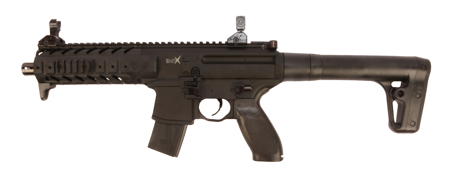 SIG SAUER AIRGUN  MPX- Black CO2 4,5mm Diabolo