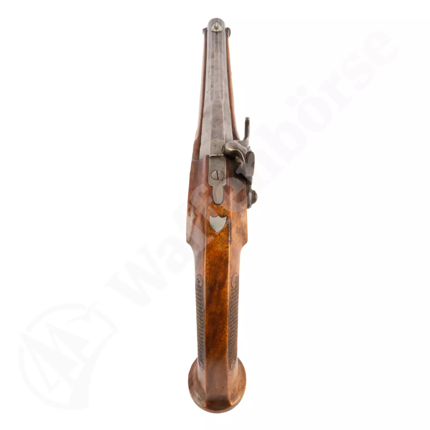 Deutsche Ehlich Perkussions - Duell - Pistole 12,5mm glatt