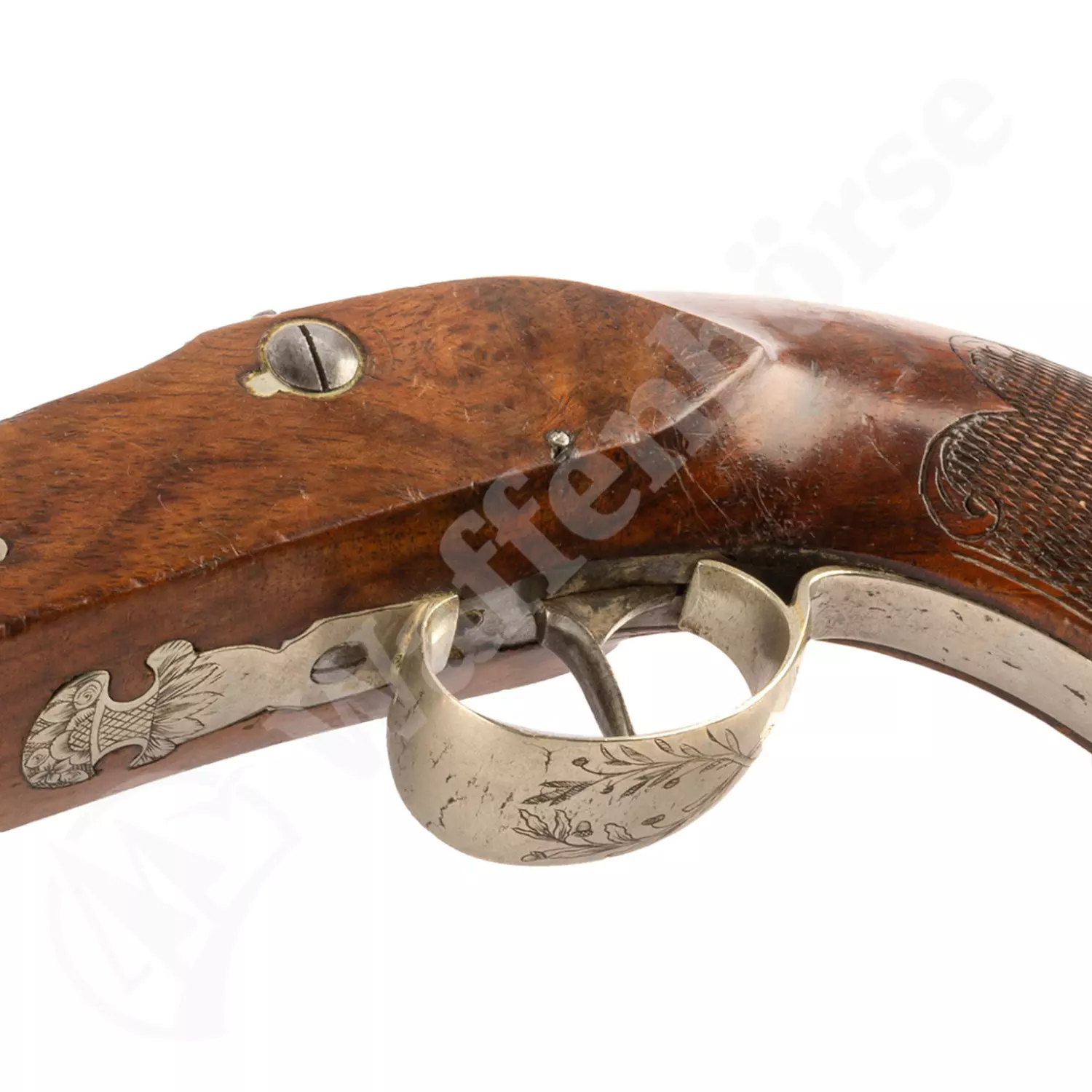 Deutsche Ehlich Perkussions - Duell - Pistole 12,5mm glatt