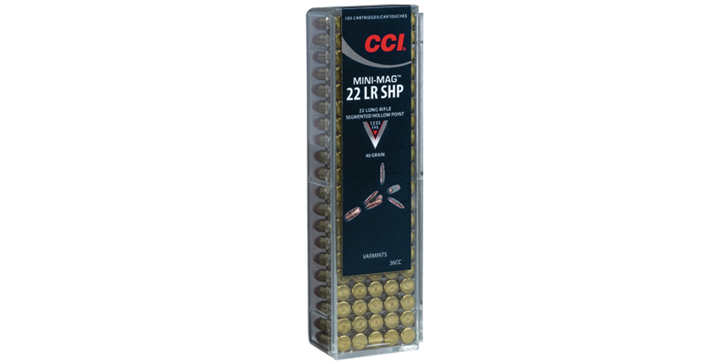 CCI Segmented HP Subsonic  .22lr  40grs