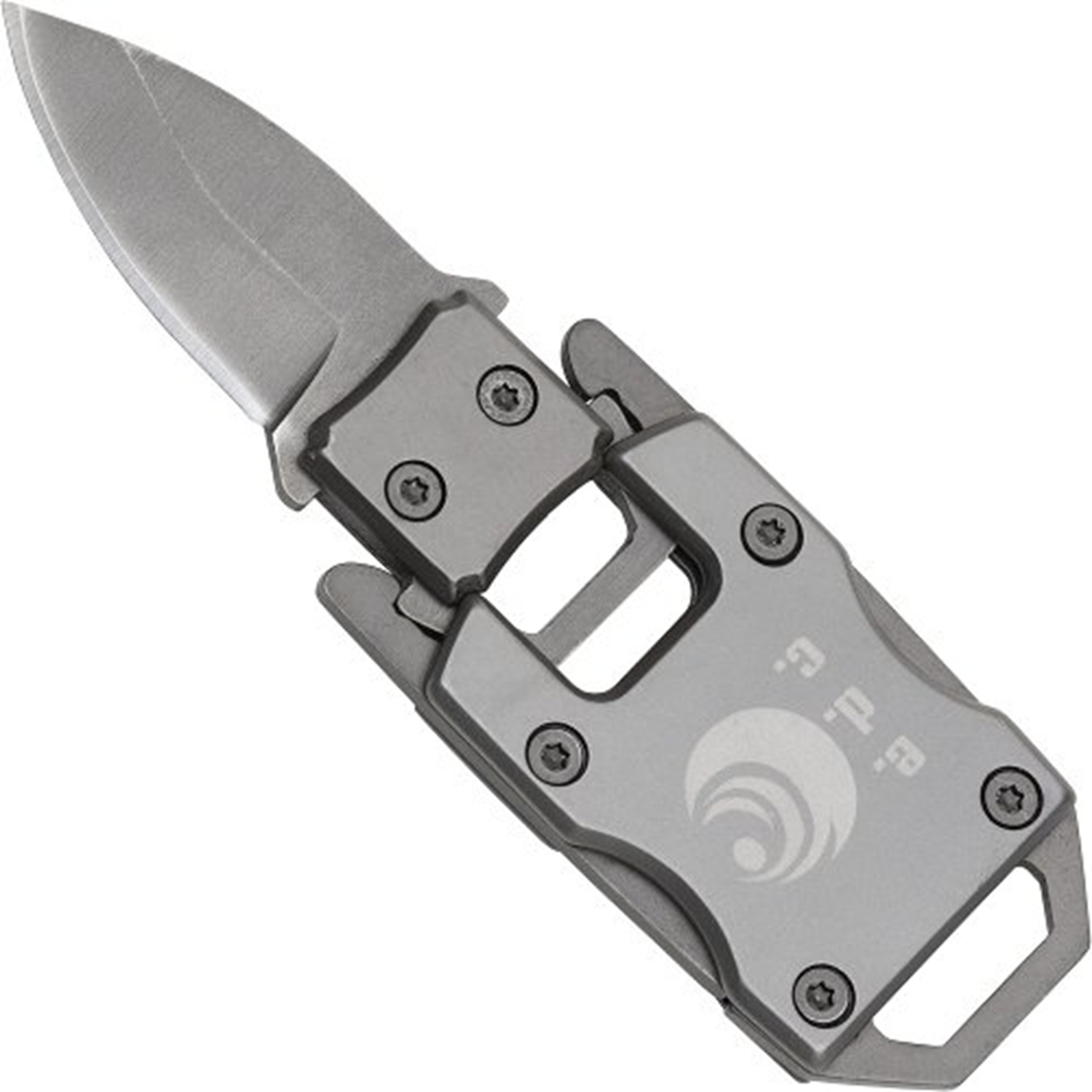 e.d.c. Neck Knife Steck-Clip Messer Titan-Beschichtet