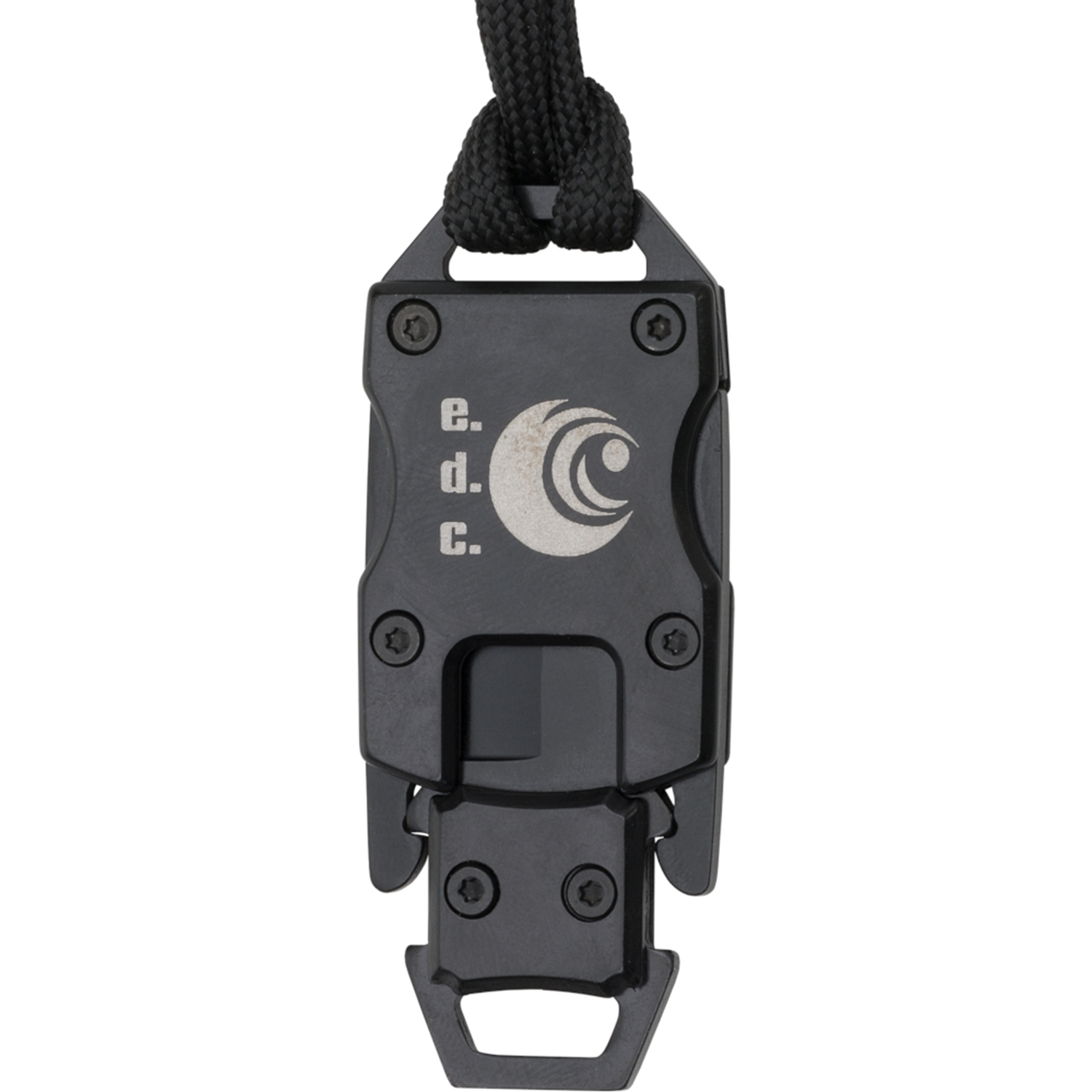 e.d.c. Neck Knife Steck-Clip Messer Black